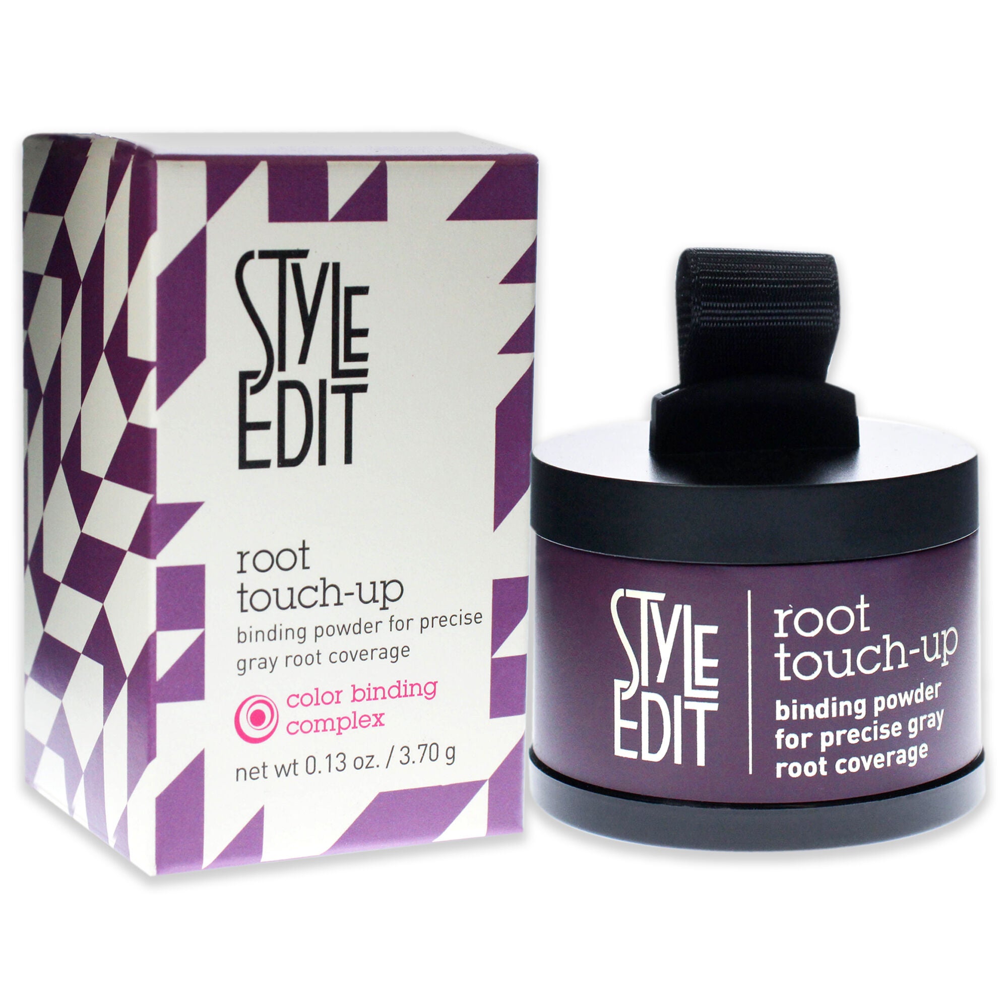 Root Touch-Up Powder - Dark Brown by Style Edit for Unisex - 0.13 oz Hair Color, See Description, alternate image number 1