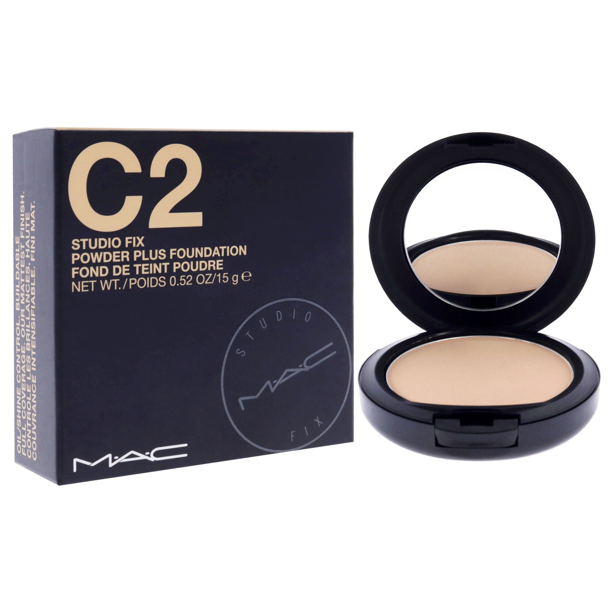 Studio Fix Powder Plus Foundation - C2 by MAC for Women - 0.52 oz Foundation, , alternate image number 7