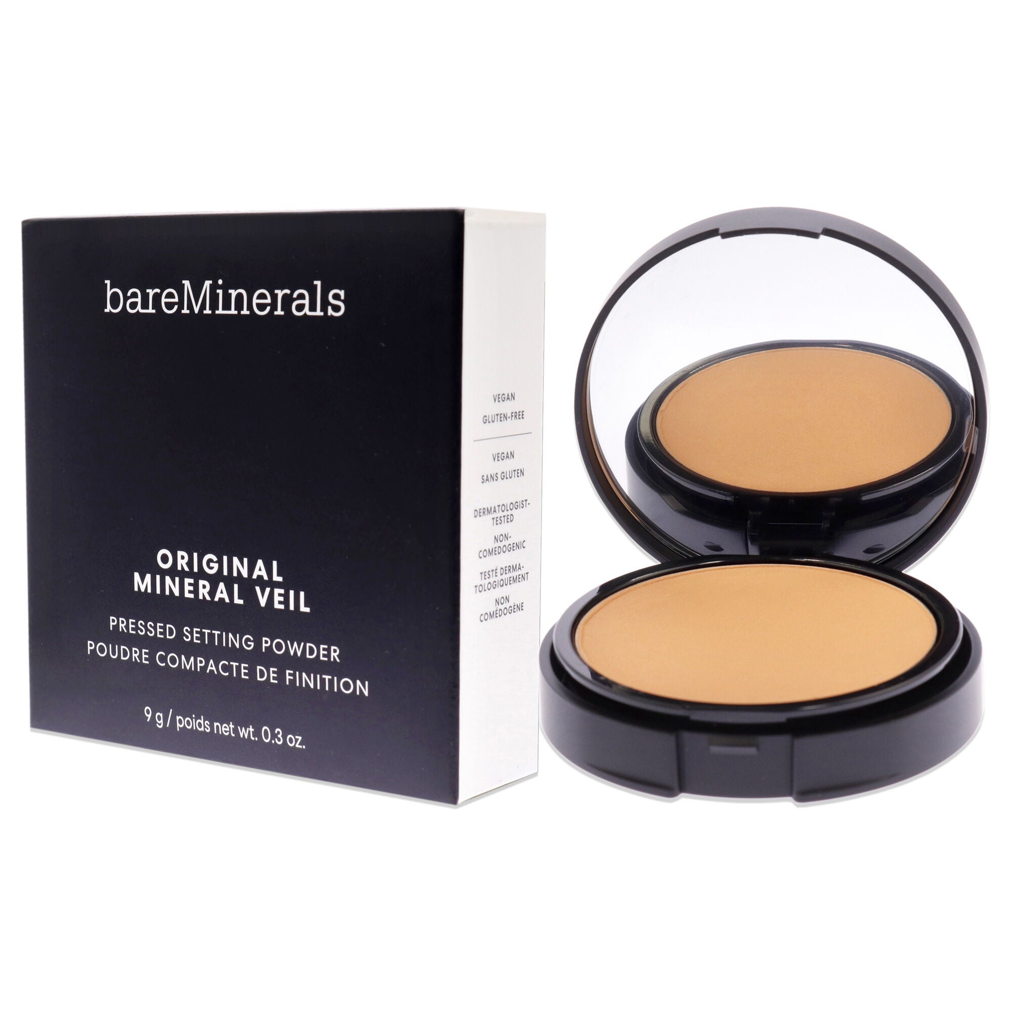 Original Mineral Veil Pressed Setting Powder - Sheer Tan by bareMinerals for Women - 0.3 oz Powder, , alternate image number 6