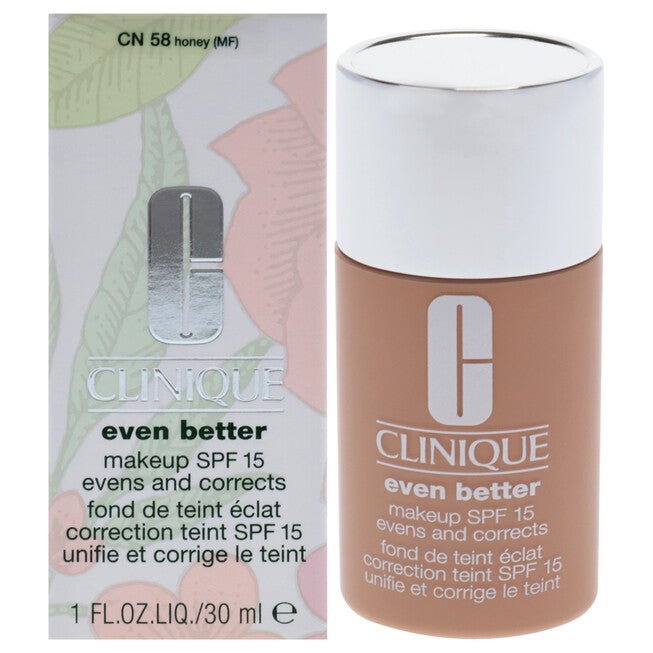 Even Better Makeup SPF 15 - 06 Honey MF-G - Dry To Combination Oily Skin by Clinique for Women - 1 oz Foundation, NA, hi-res image number null
