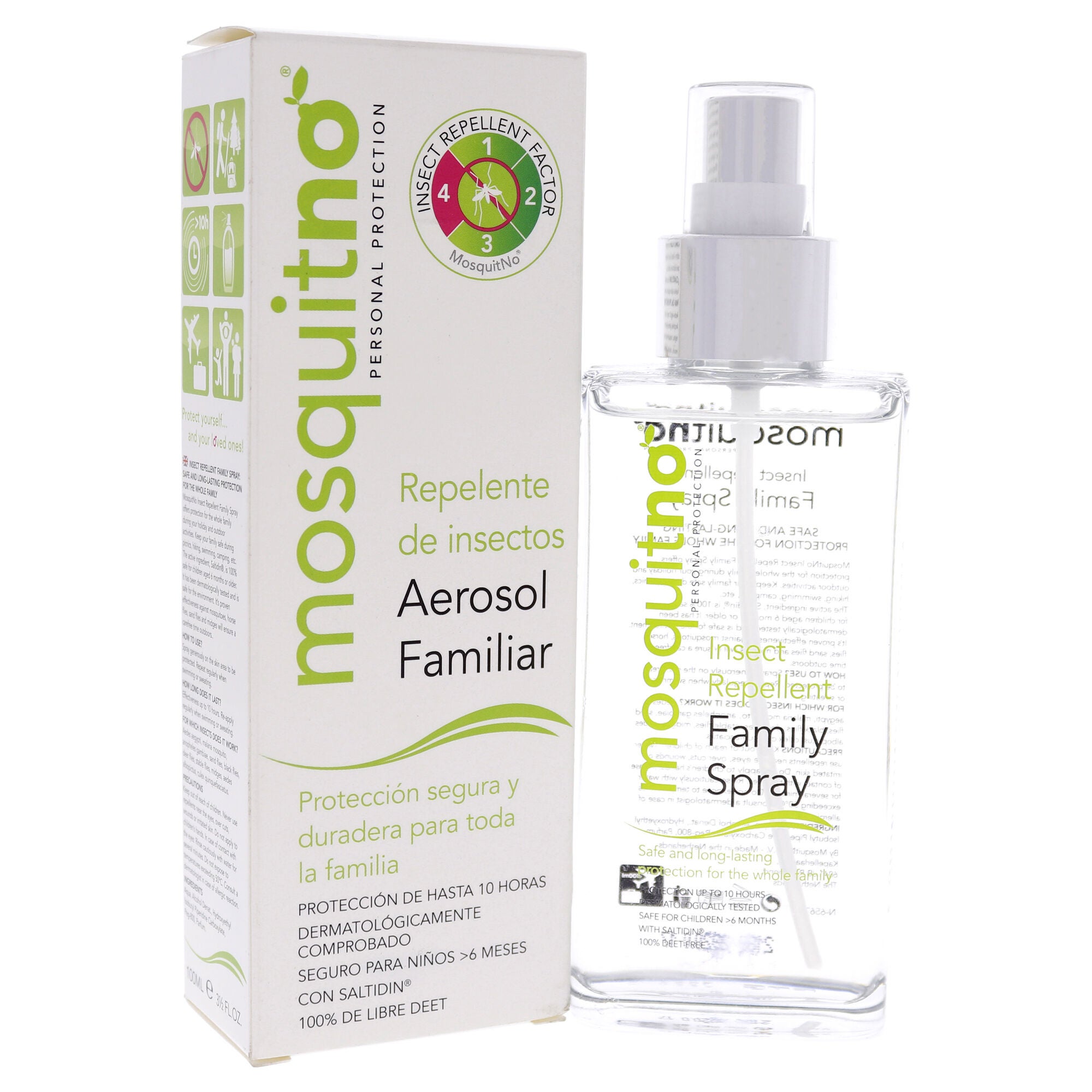 Insect Repellent Family Spray by Mosquitno for Unisex - 1 Pc Bug Repellent, See Description, alternate image number 2