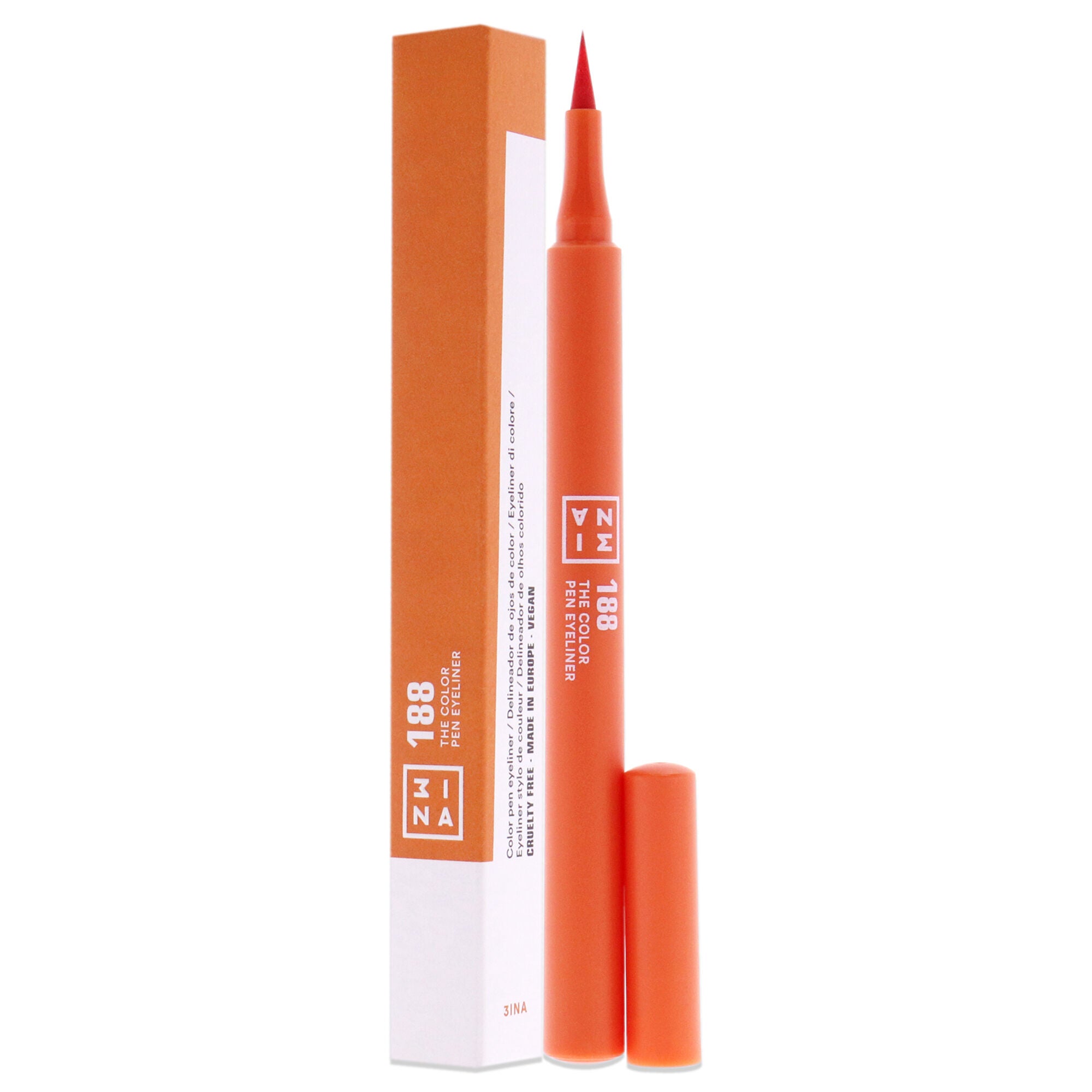The Color Pen Eyeliner - 188 Orange by 3INA for Women - 0.034 oz Eyeliner, See Description, alternate image number 3