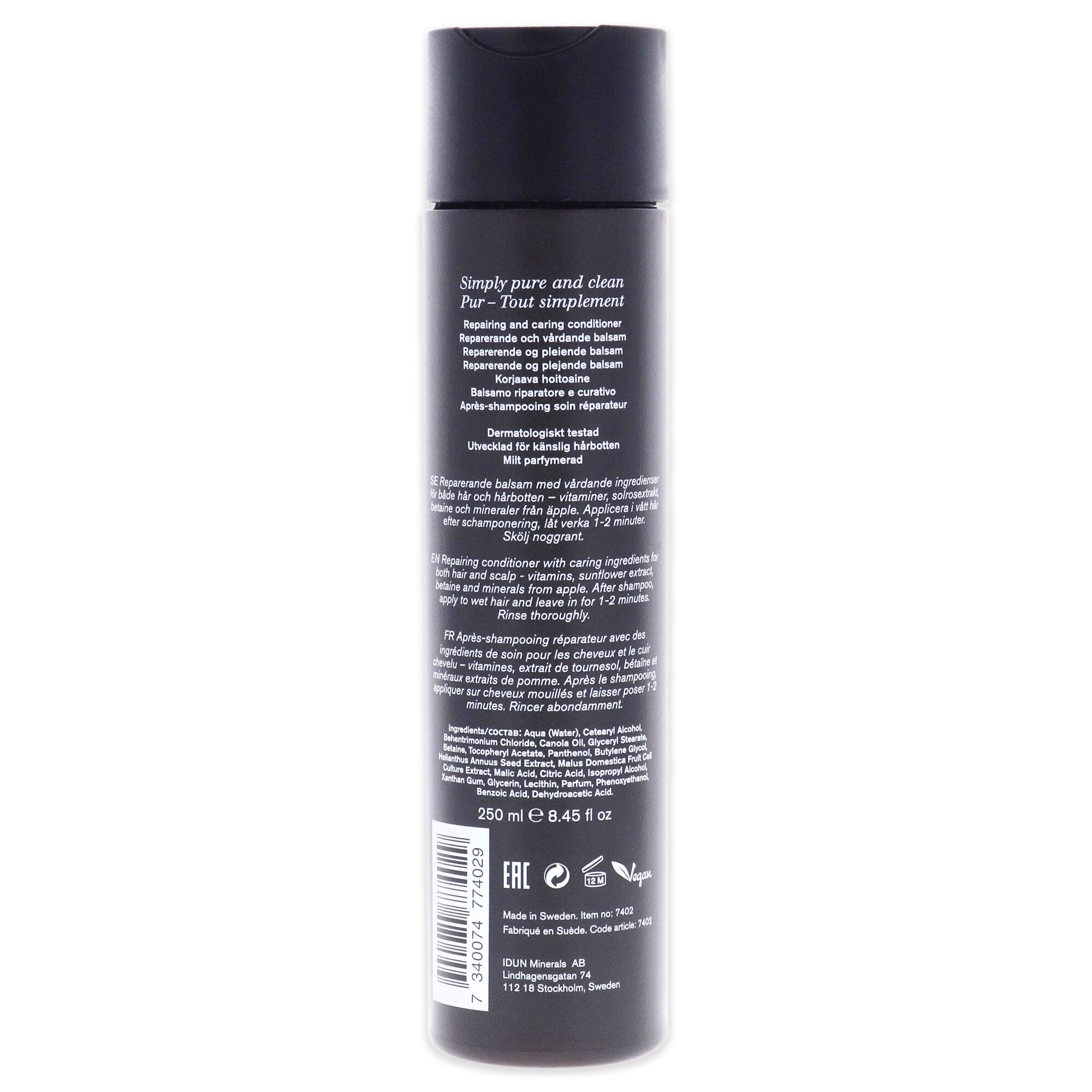 Repair and Care Conditioner by Idun Minerals for Unisex - 8.45 oz Conditioner, , alternate image number 3