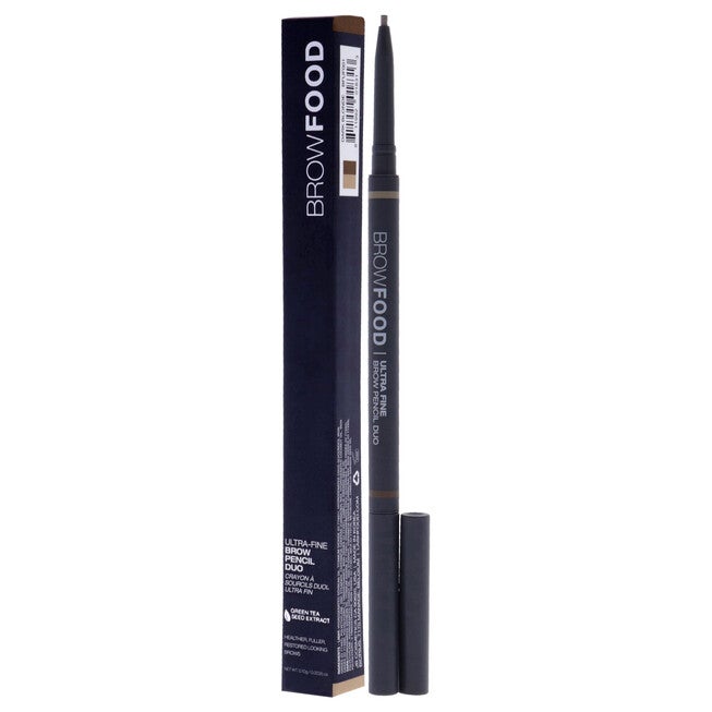 BrowFood Ultra Fine Brow Pencil Duo - Dark Blonde by LashFood for Women - 0.0035 oz Eyebrow Pencil, NA, alternate image number null