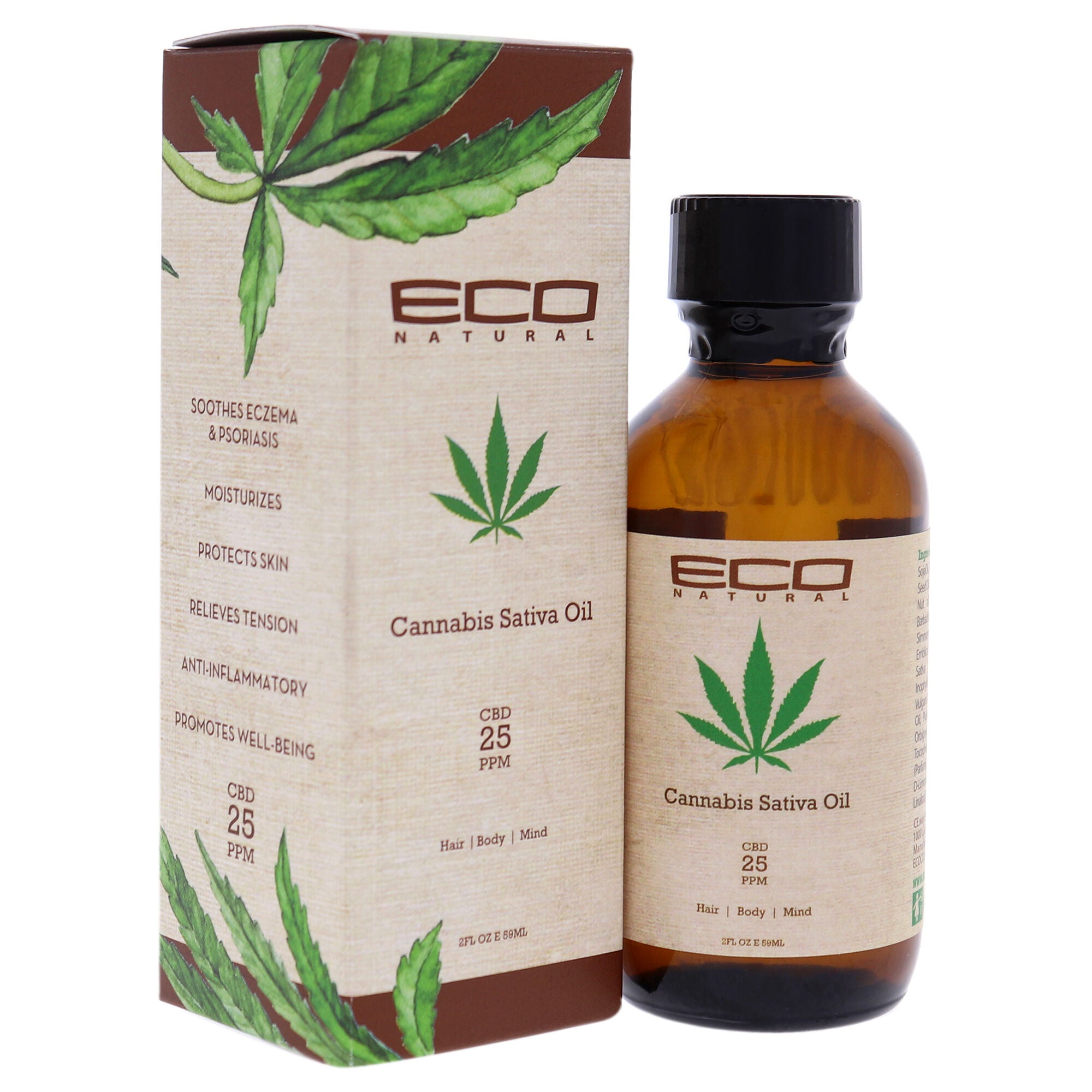 Eco Styler Cannabis Sativa Oil by Ecoco for Unisex - 2 oz Oil, See Description, alternate image number 2