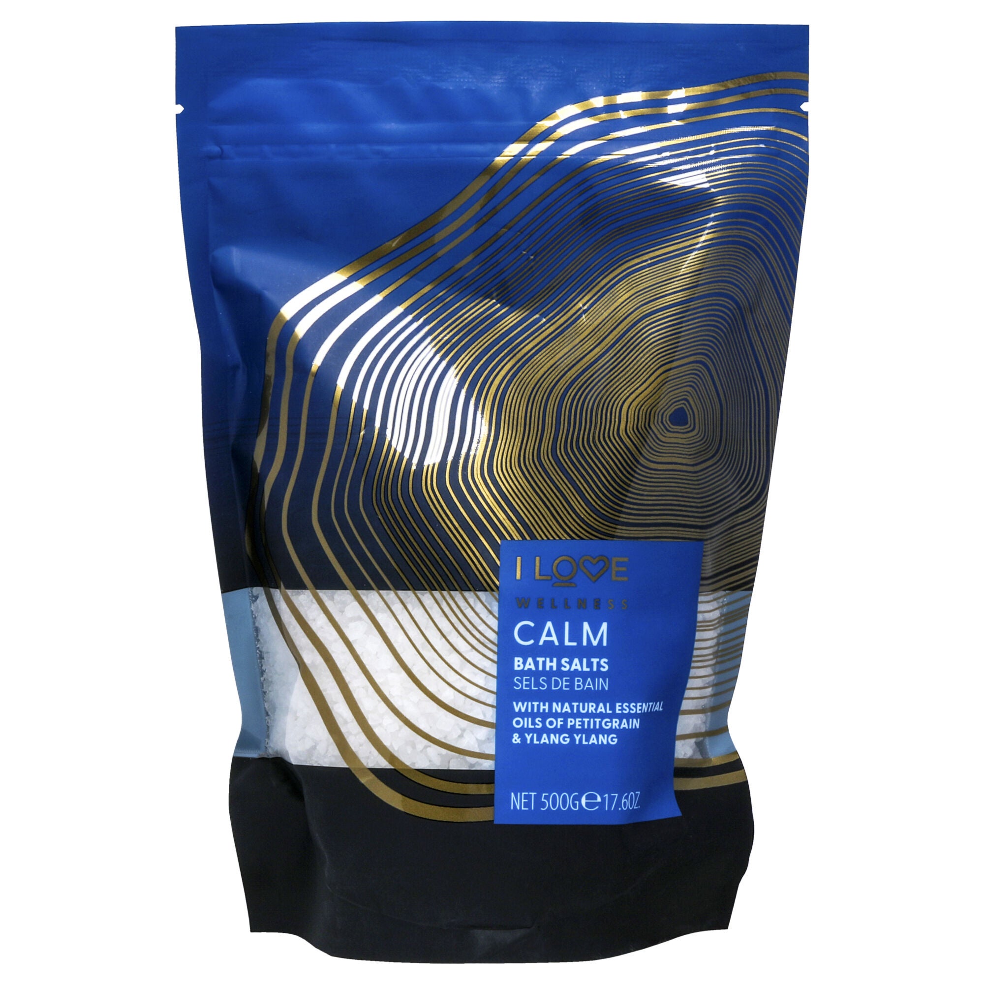 Wellness Bath Salts - Calm by I Love Cosmetics for Women - 17.6 oz Bath Salts, See Description, hi-res image number 0