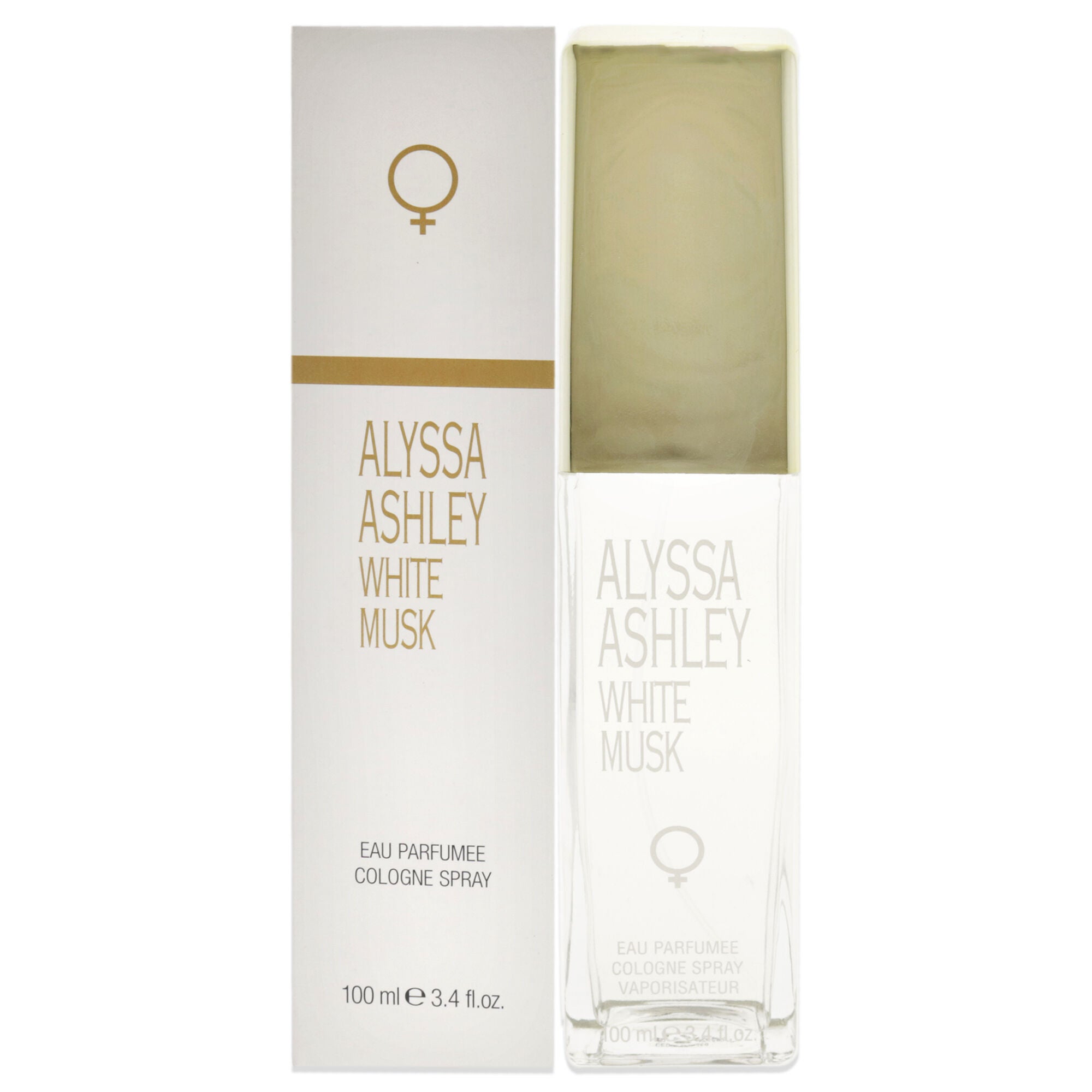 White Musk by Alyssa Ashley for Women - 3.4 oz Cologne Spray, See Description, hi-res image number 0