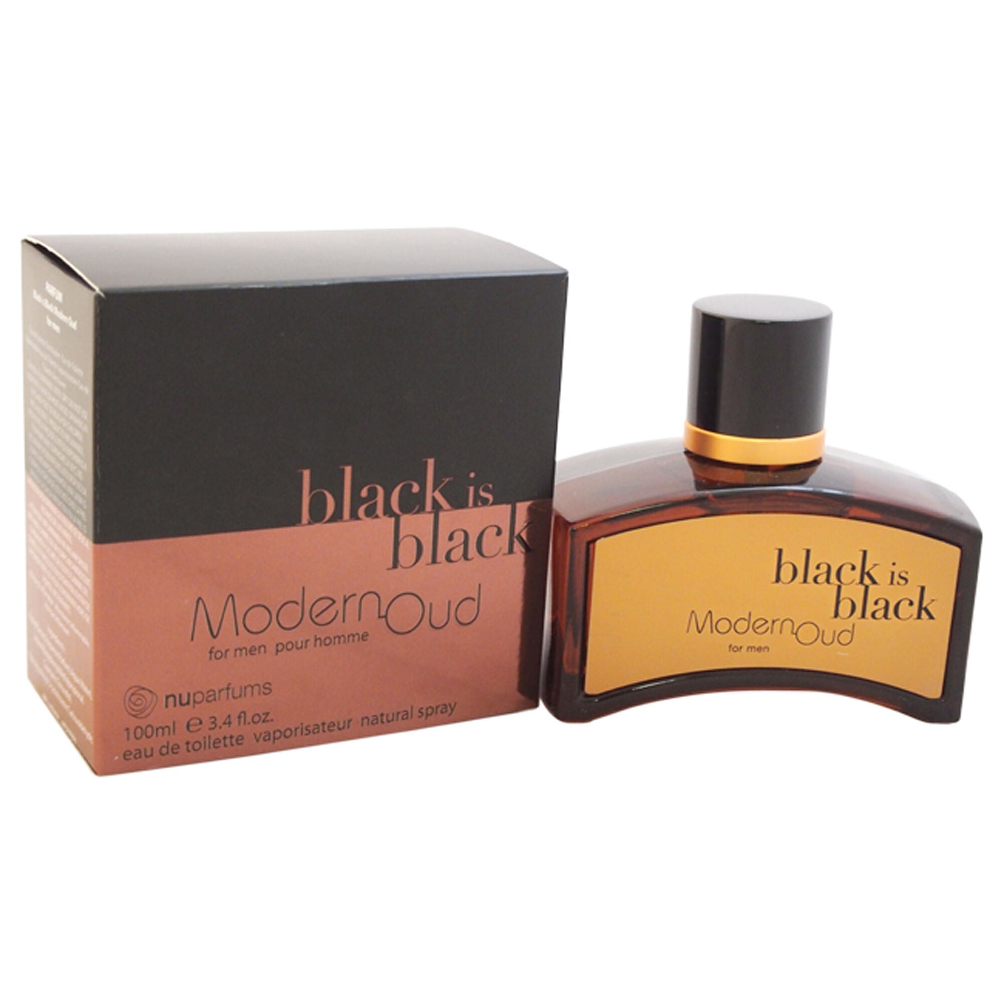 Black is Black Modern Oud by Nuparfums for Men - 3.4 oz EDT Spray, , alternate image number 1