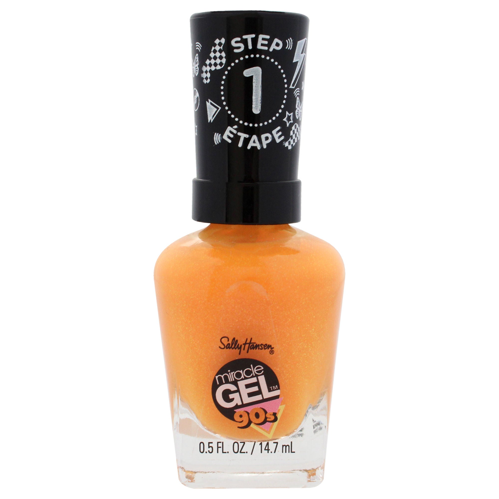 Miracle Gel 90s - 892 Be bRight Back by Sally Hansen for Women - 0.5 oz Nail Polish, See Description, hi-res image number 0