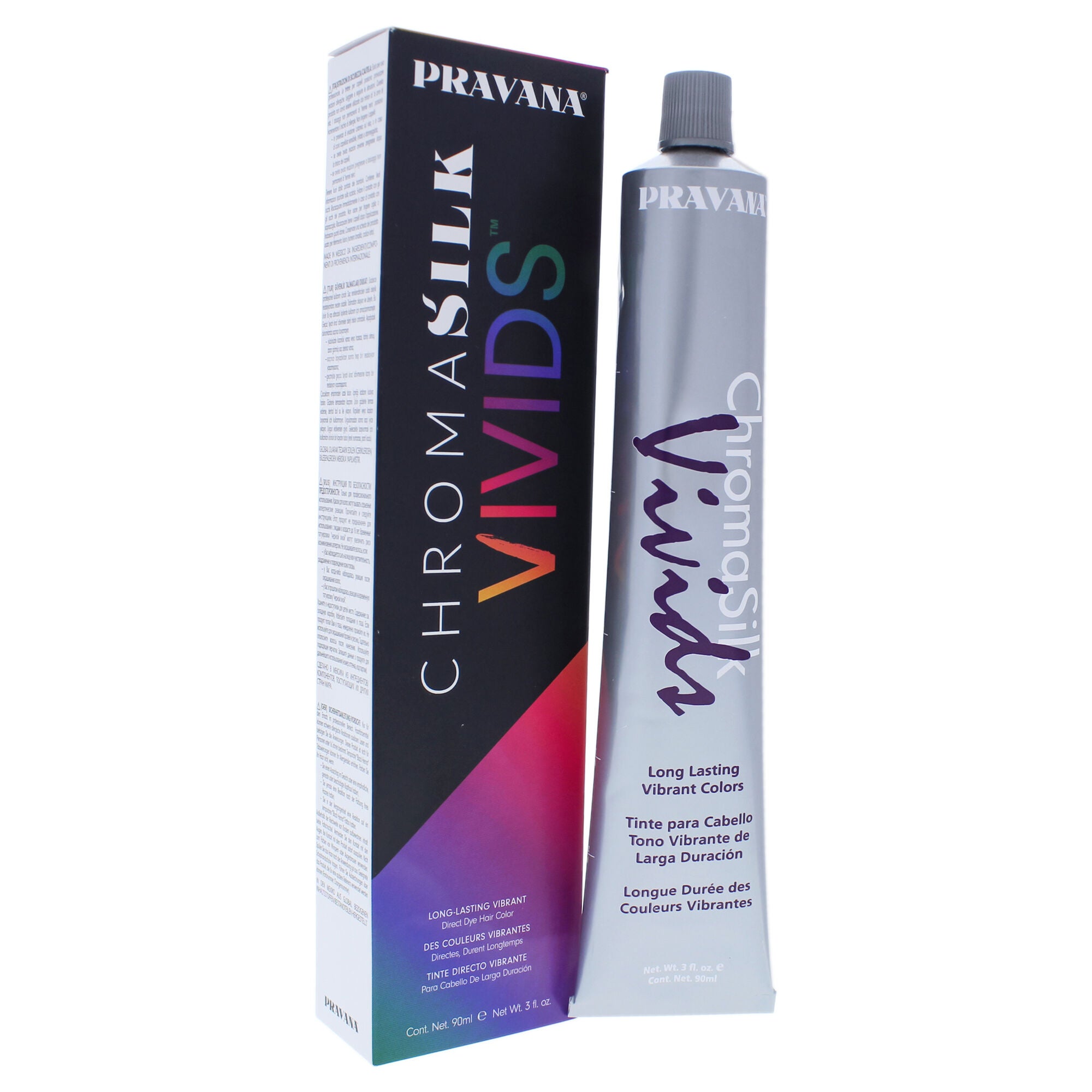 ChromaSilk Vivids Long-Lasting Vibrant Color - Pink by Pravana for Unisex - 3 oz Hair Color, See Description, alternate image number 2