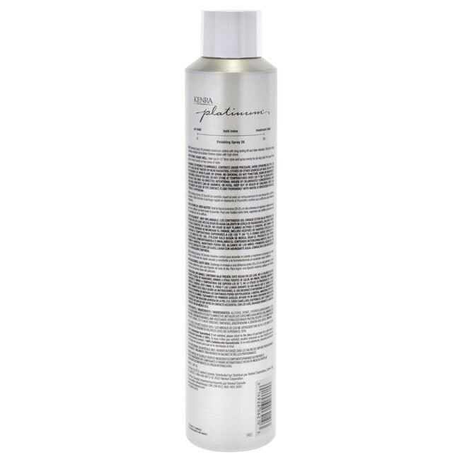 Platinum Finishing Maximum Hold - 26 Spray by Kenra for Unisex - 10 oz Hairspray, NA, alternate image number null