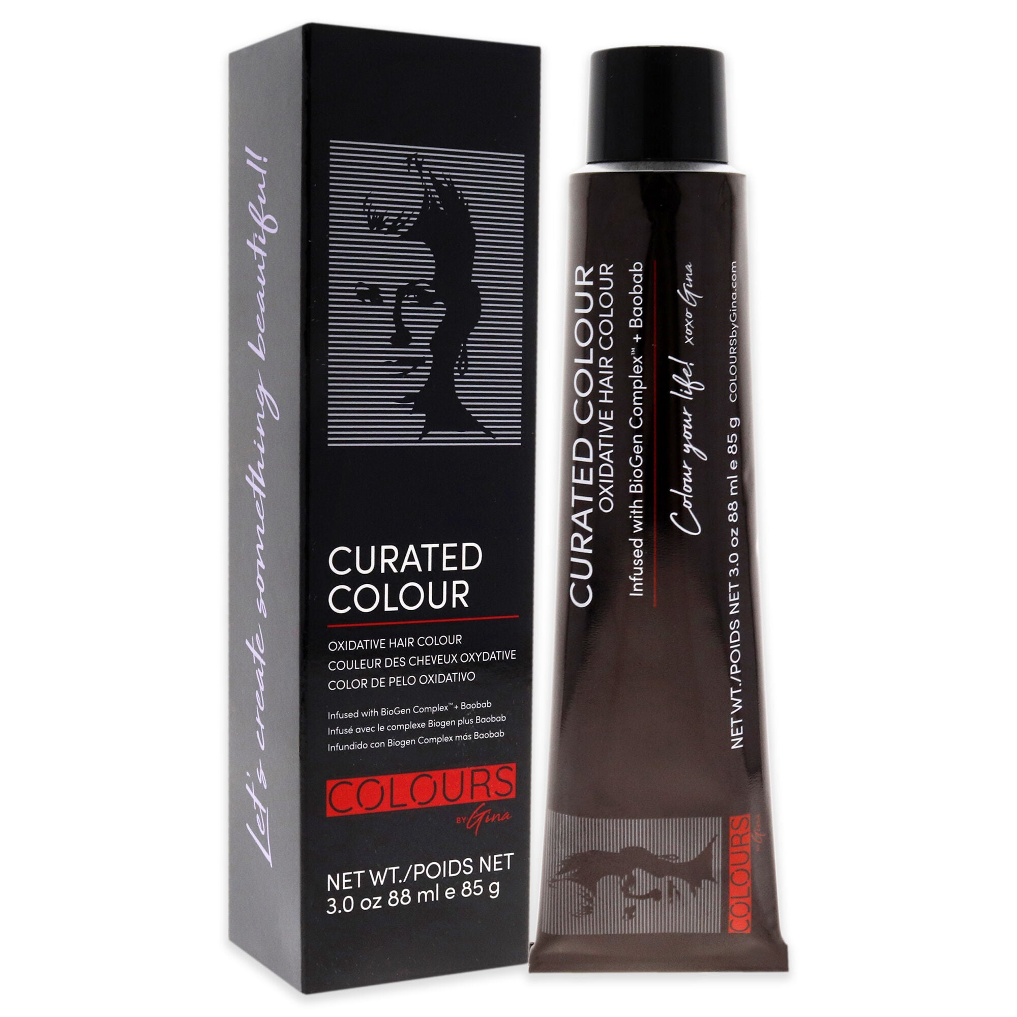 Curated Colour - 5.22-5VV Intense Light Violet Brown by Colours By Gina for Unisex - 3 oz Hair Color, See Description, alternate image number 2