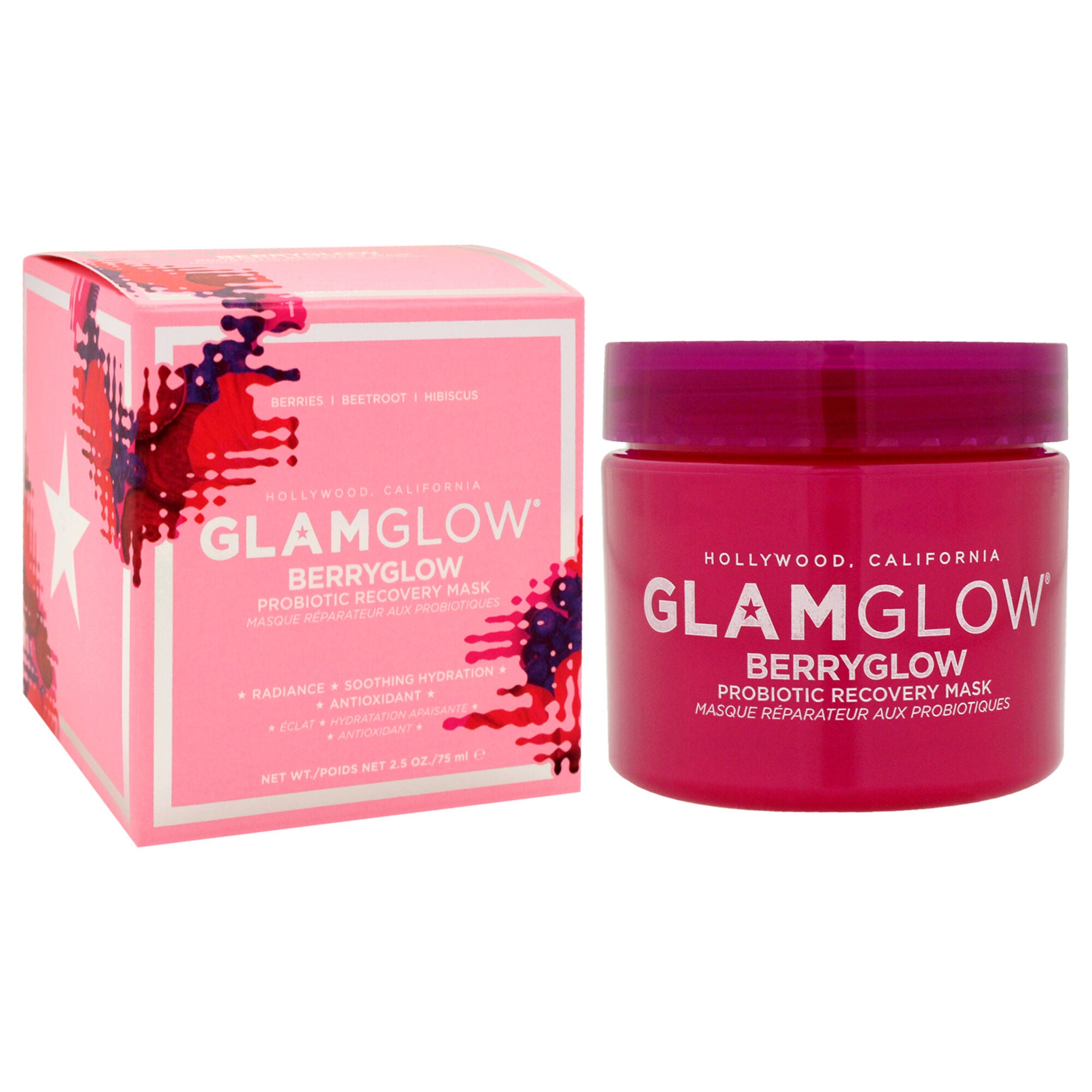 Berryglow Probiotic Recovery Mask by Glamglow for Unisex - 2.5 oz Mask, See Description, alternate image number 2