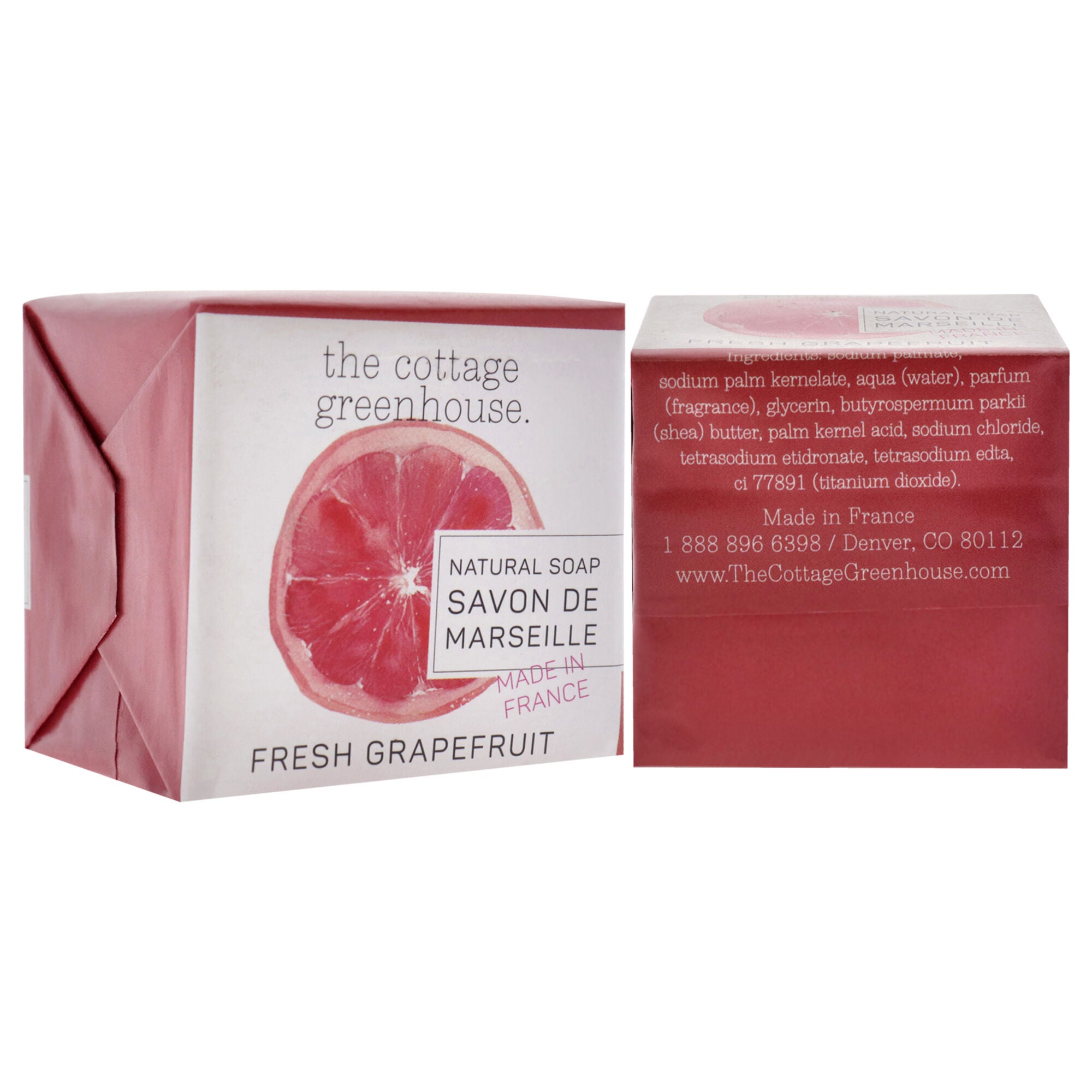 Fresh Soap - Grapefruit by The Cottage Greenhouse for Unisex - 3.5 oz Soap, See Description, alternate image number 1