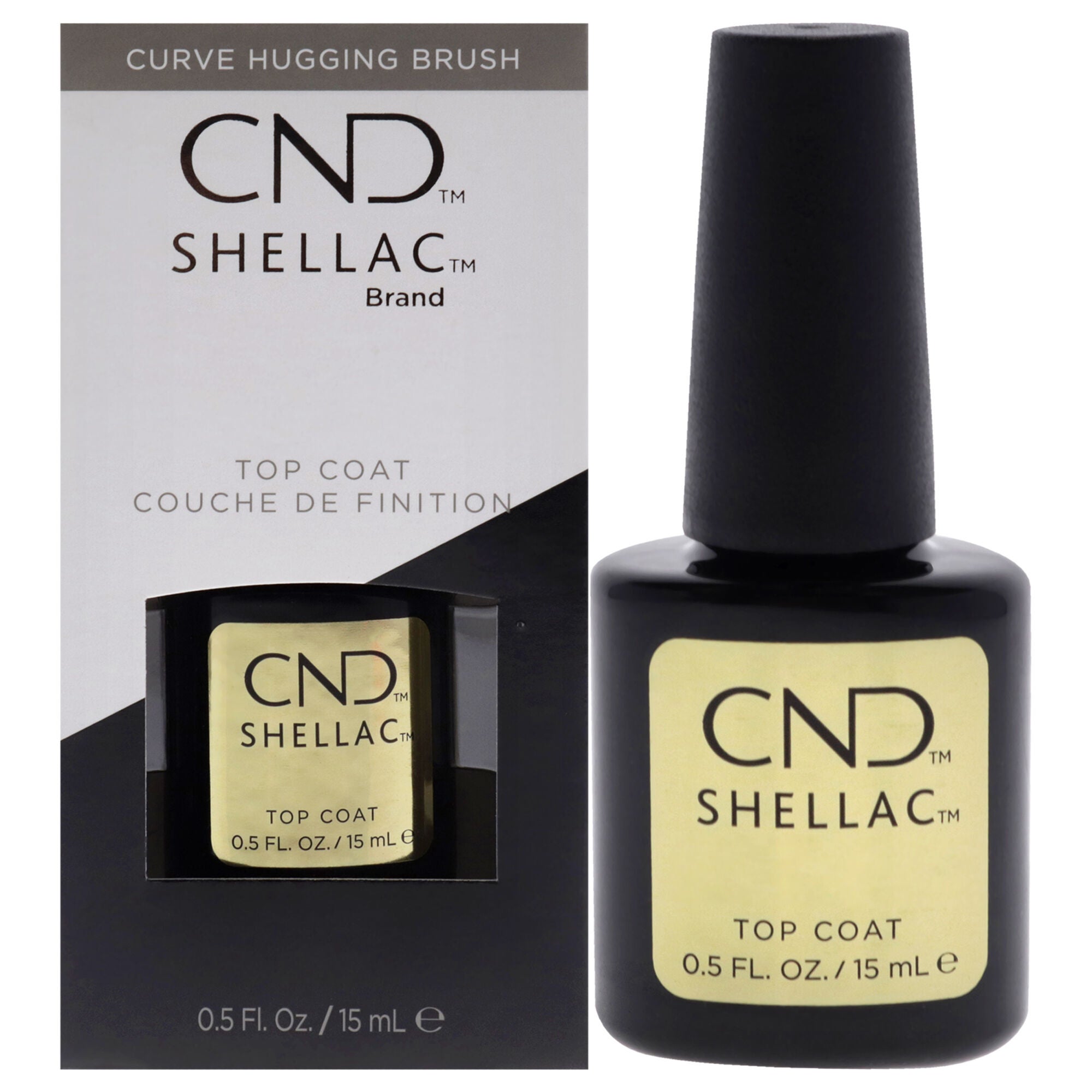 Shellac Nail Color - Original Top Coat by CND for Women - 0.5 oz Nail Polish, See Description, hi-res image number 0