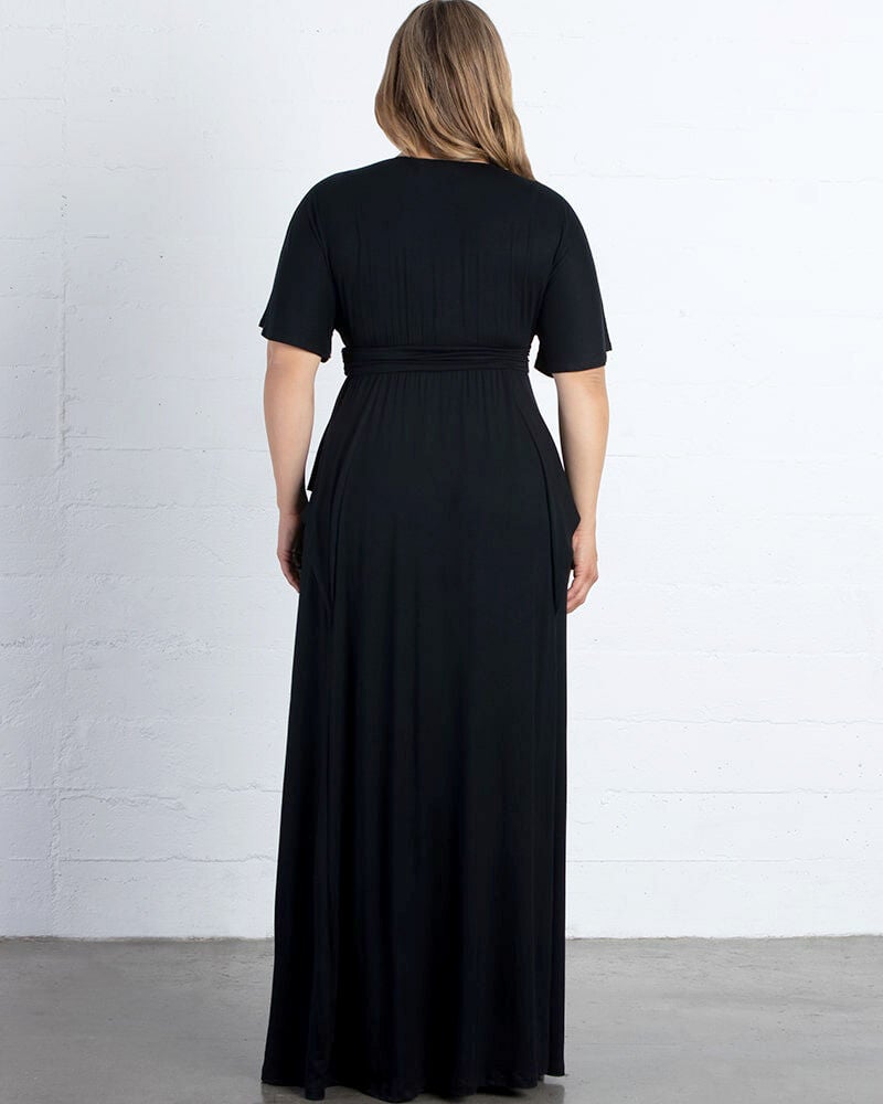 Indie Flair Maxi Dress, Black Noir, alternate image number 1