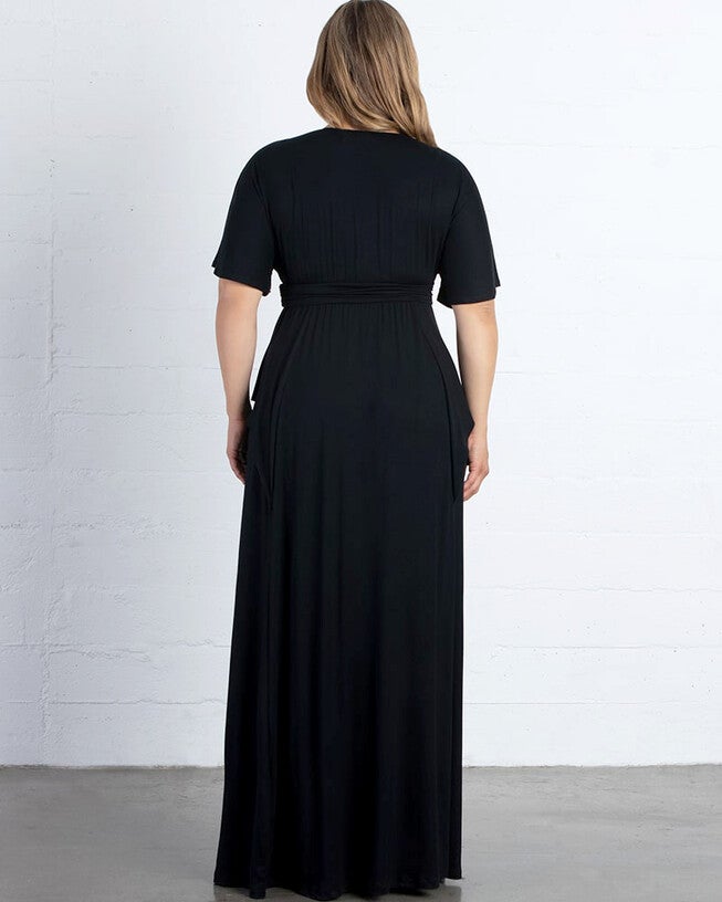 Indie Flair Maxi Dress, Black Noir, alternate image number 1