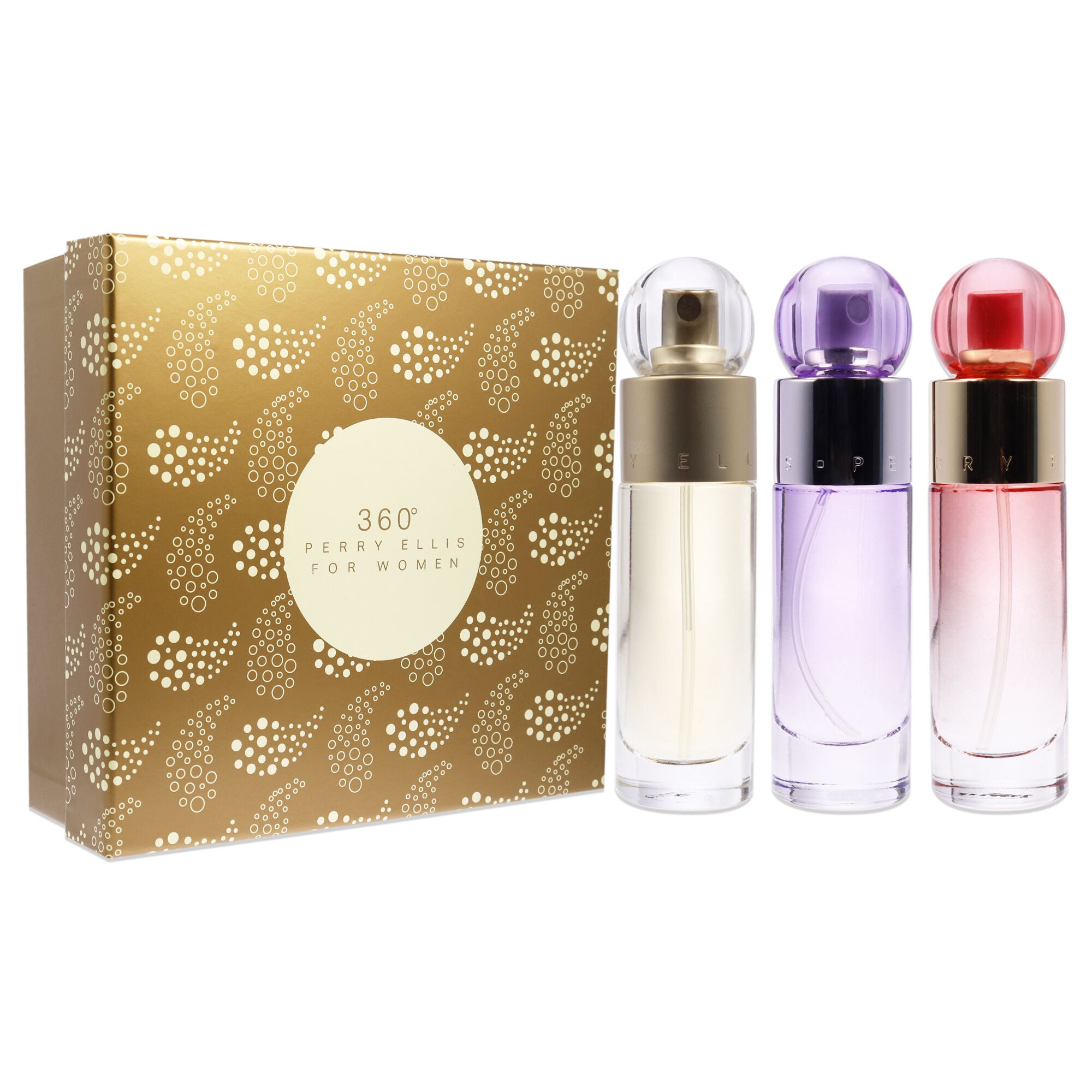 360 by Perry Ellis for Women - 3 Pc Gift Set 1oz EDT Spray, 1oz Coral EDP Spray, 1oz Purple EDP Spray, , alternate image number 6
