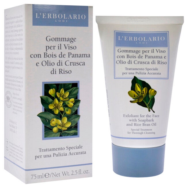 Exfoliant Soapbark - Rice Bran Oil by LErbolario for Unisex - 2.5 oz Cleanser, , alternate image number null