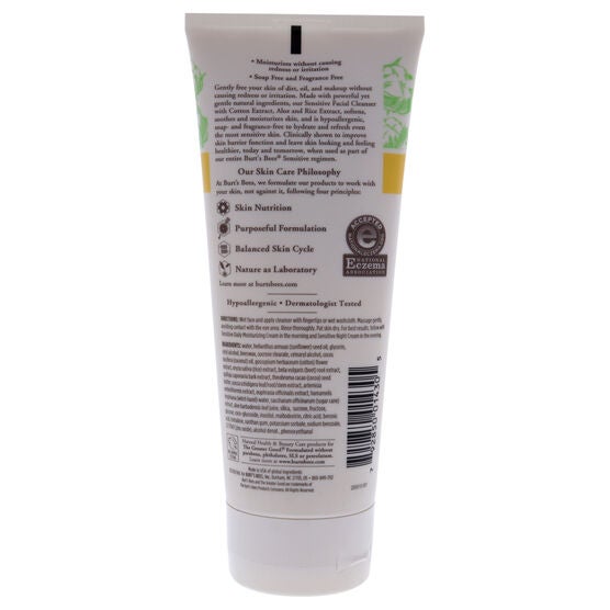 Sensitive Facial Cleanser by Burts Bees for Unisex - 6 oz Cleanser, , alternate image number null