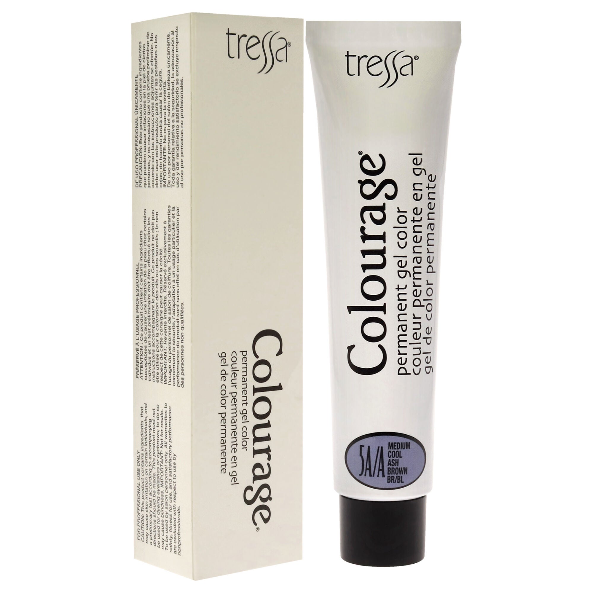 Colourage Permanent Gel Color - 5AA Medium Cool Ash Brown by Tressa for Unisex - 2 oz Hair Color, , alternate image number 6