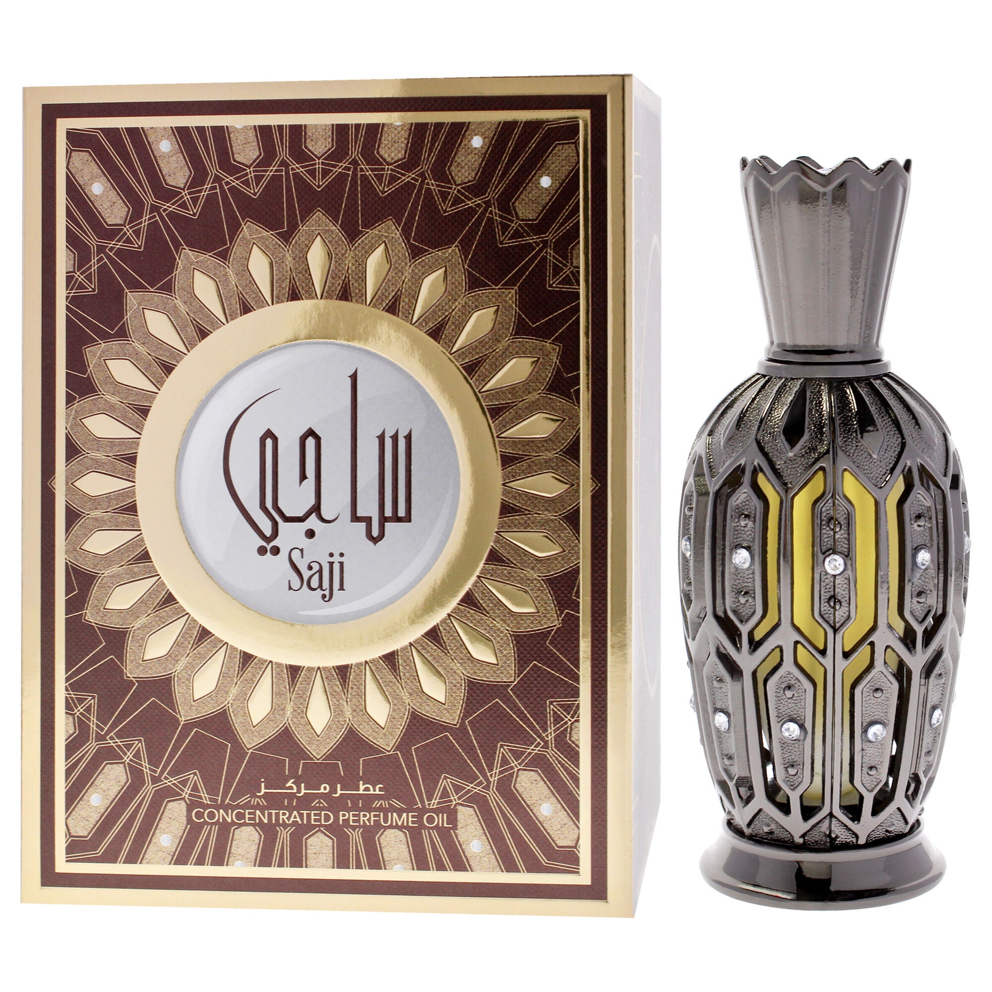 Saji by Hamidi for Unisex - 0.67 oz Concentrated Perfume Oil, Clear, alternate image number 3