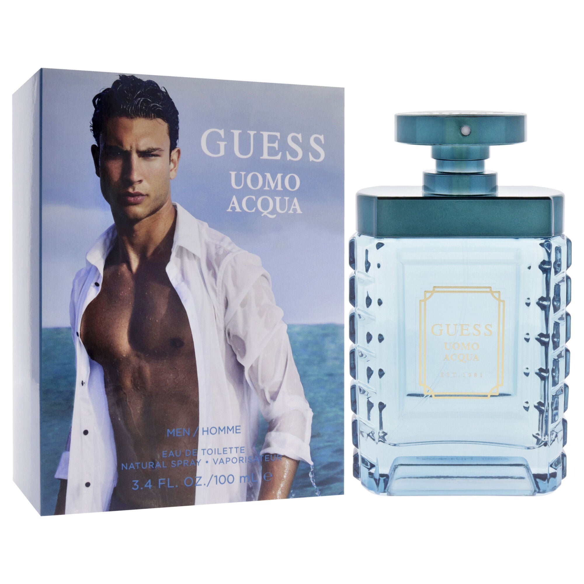 Guess Uomo Acqua by Guess for Men - 3.4 oz EDT Spray, See Description, alternate image number 1