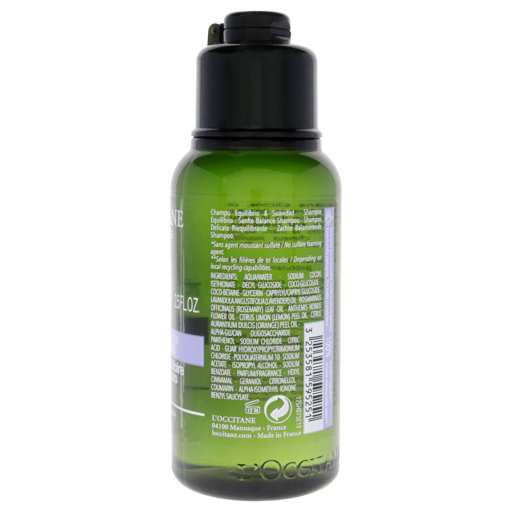 Gentle and Balance Shampoo by LOccitane for Unisex - 2.5 oz Shampoo, , alternate image number 3