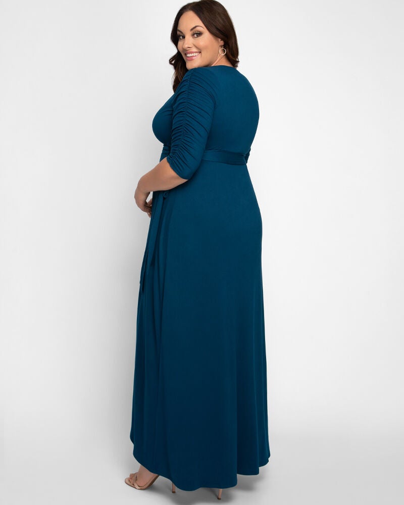 Meadow Dream Maxi Dress, Teal Topaz, alternate image number 2