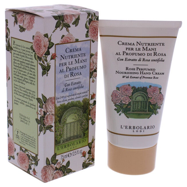Perfumed Nourishing Hand Cream - Rose by LErbolario for Unisex - 2.5 oz Cream, , alternate image number 6