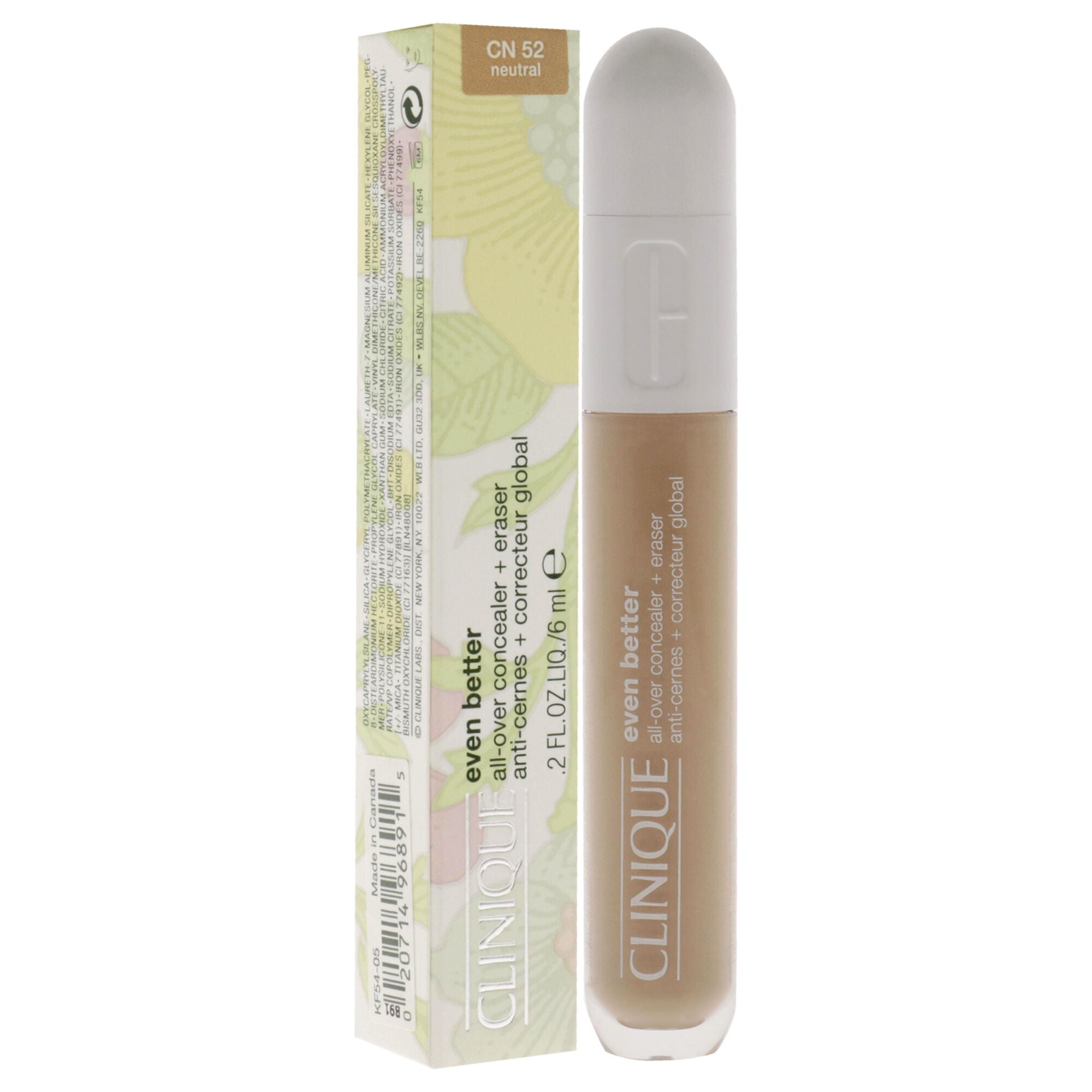 Even Better All-Over Concealer Plus Eraser - CN 52 Neutral by Clinique for Women - 0.2 oz Concealer, , alternate image number 7