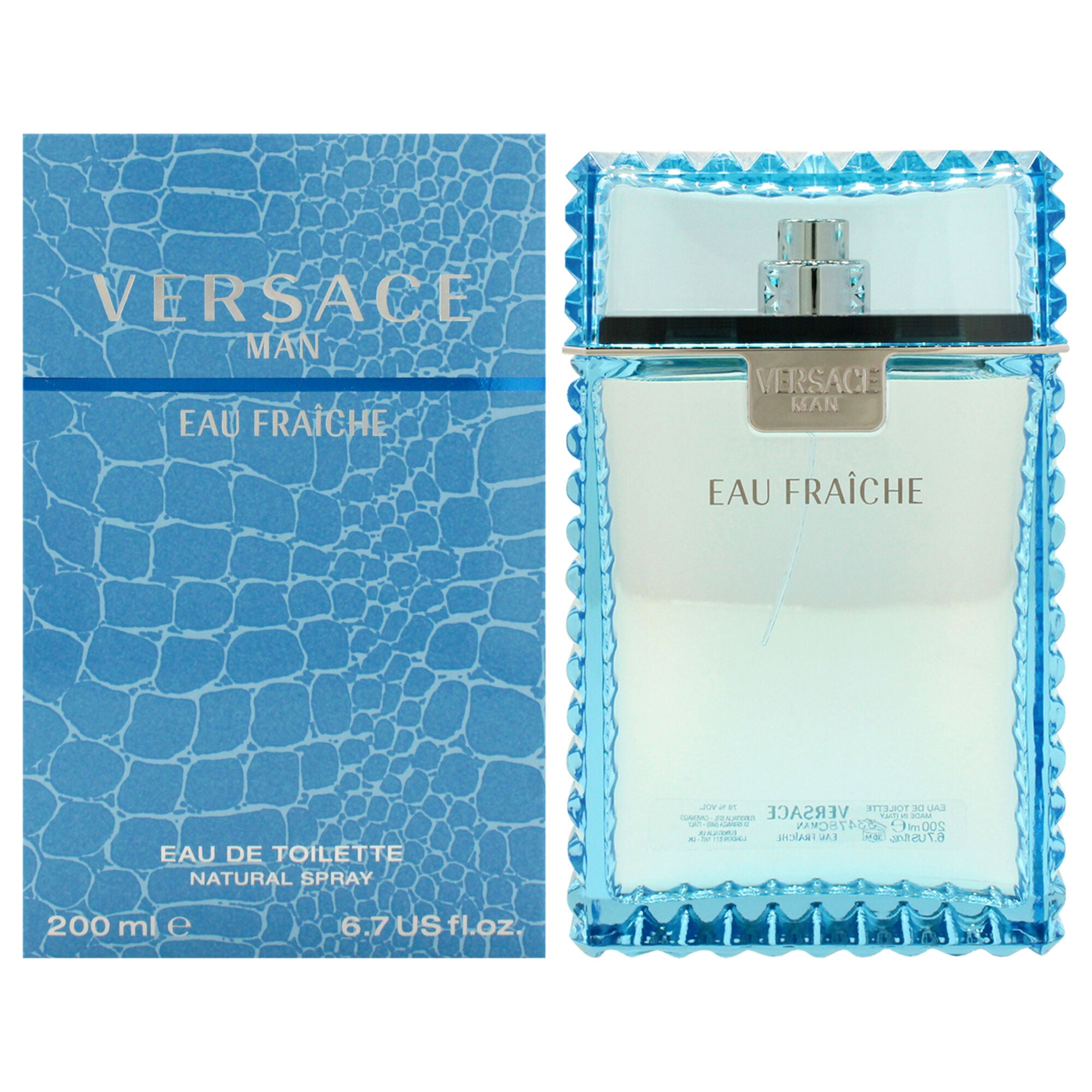 Versace Man Eau Fraiche by Versace for Men - 6.7 oz EDT Spray, See Description, hi-res image number 0