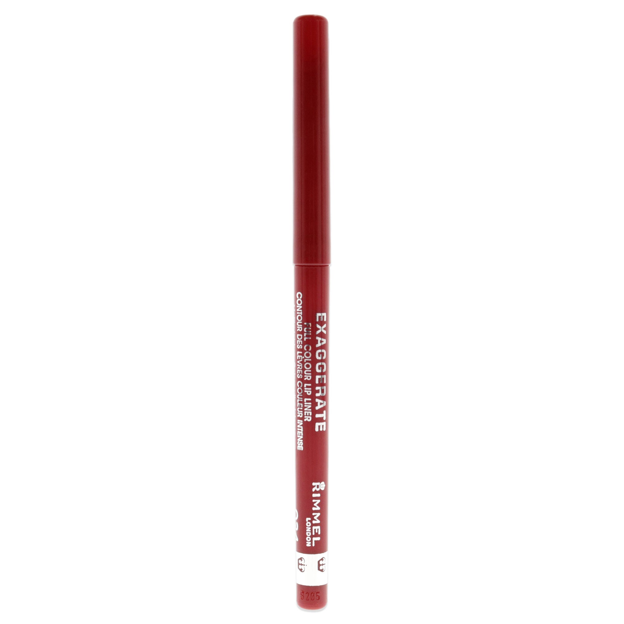 Exaggerate Full Color Lip Liner - 024 Red Diva by Rimmel London for Women - 0.008 oz Lip Liner, See Description, hi-res image number 0