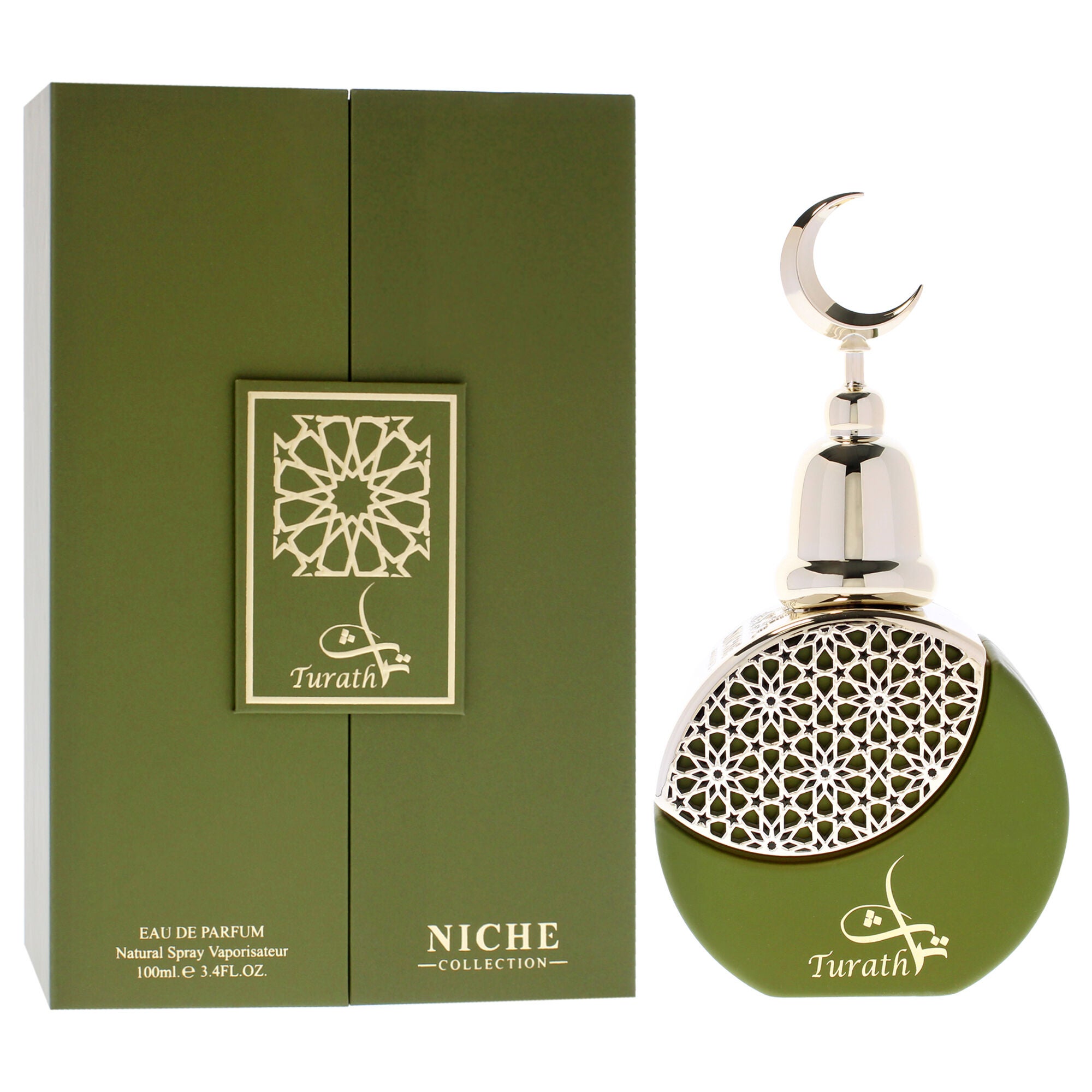 Niche Collection - Turath by Khalis for Men - 3.4 oz EDP Spray, Clear, alternate image number 2