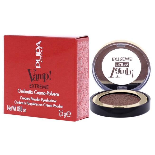 Vamp! Extreme Cream Powder Eyeshadow - 002 Extreme Copper by Pupa Milano for Women - 0.088 oz Eye Shadow, See Description, alternate image number 3