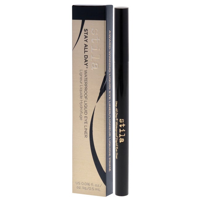 Stay All Day Waterproof Liquid Eye Liner - Intense Black by Stila for Women - 0.016 oz Eyeliner, NA, alternate image number null
