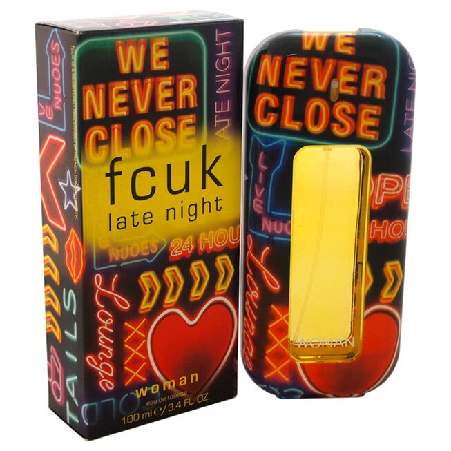 Fcuk Late Night by French Connection UK for Women - 3.4 oz EDT Spray, NA, hi-res image number null