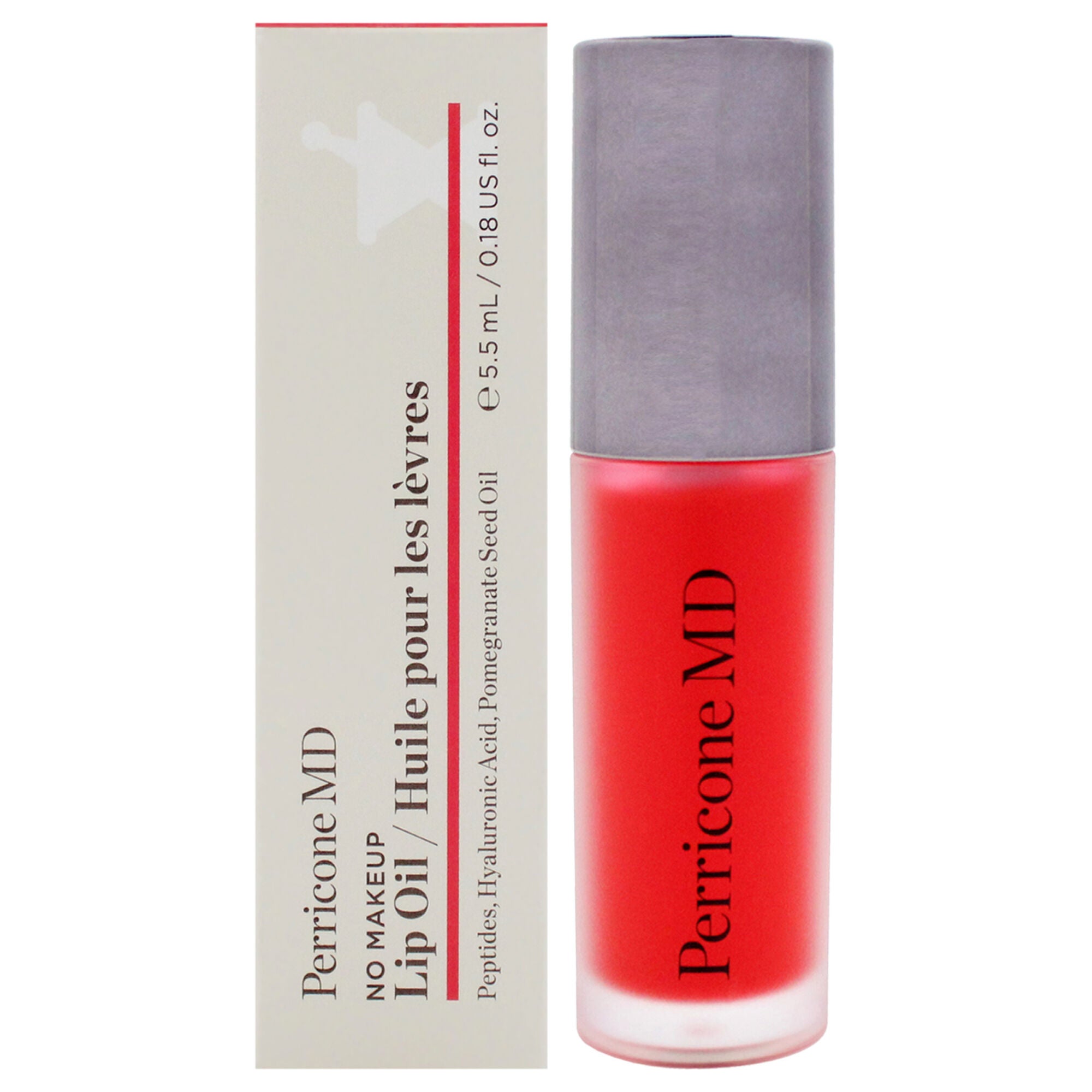 No Makeup Lip Oil - 5 Raspberry by Perricone MD for Women - 0.15 oz Lip Oil, Pink, hi-res image number 0