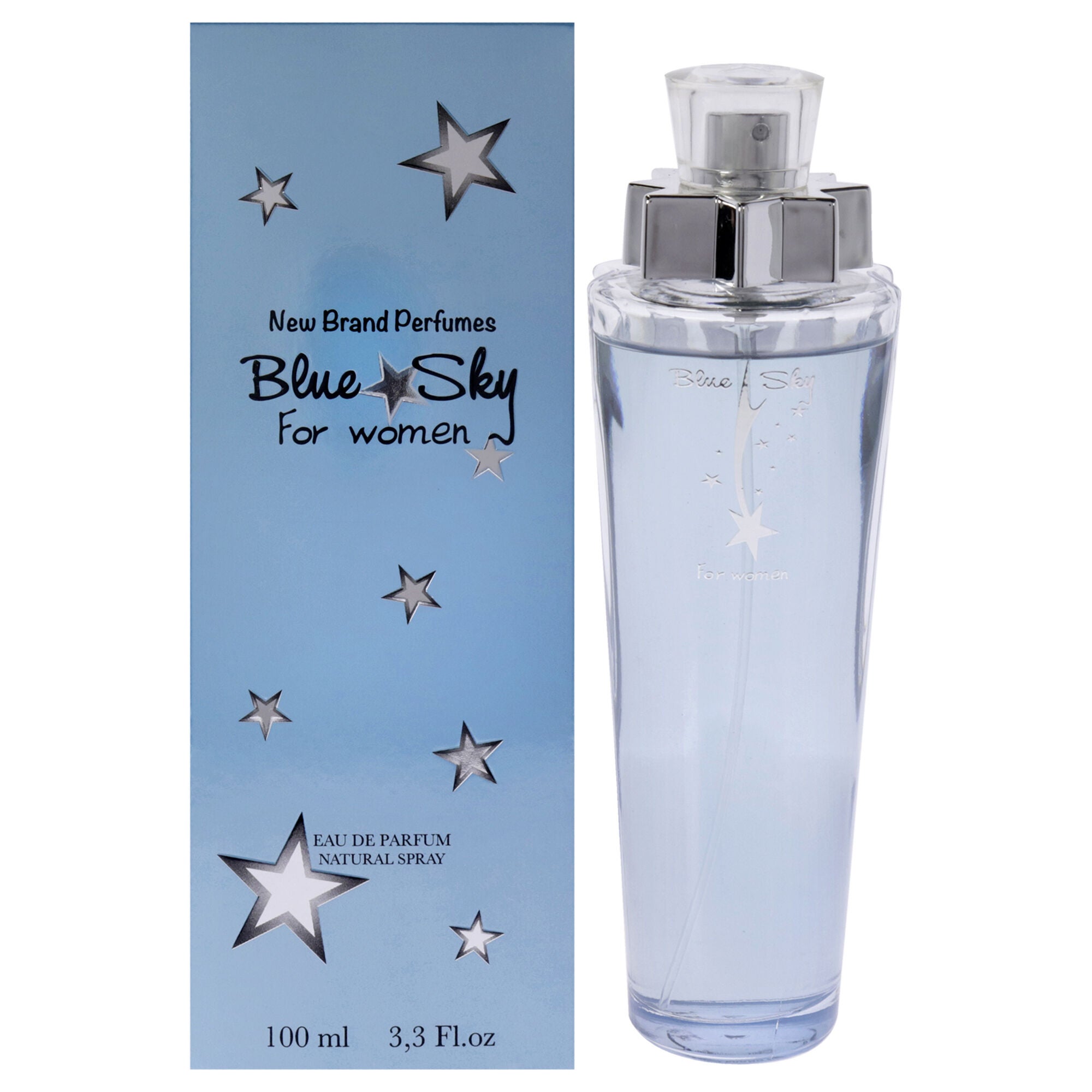 Blue Sky by New Brand for Women - 3.3 oz EDP Spray, Clear, hi-res image number 0