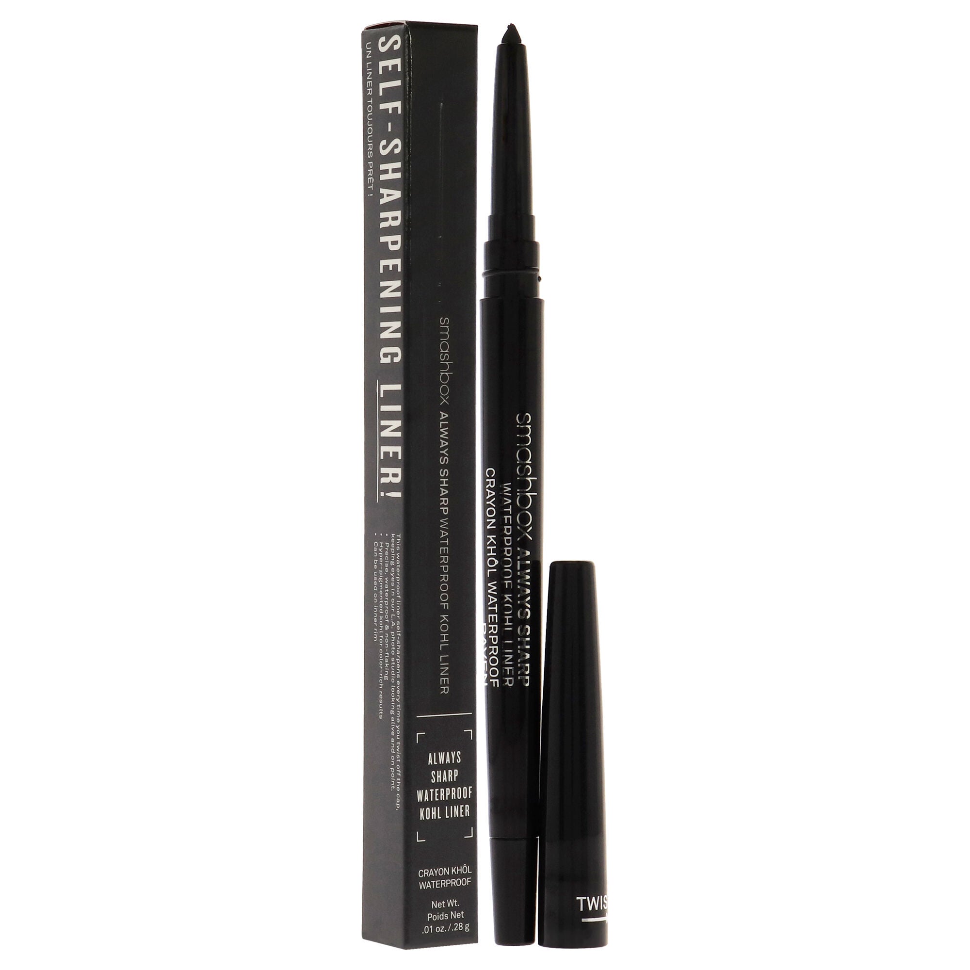 Always Sharp Waterproof Kohl Liner - Raven by SmashBox for Women - 0.01 oz Eyeliner, See Description, alternate image number 1