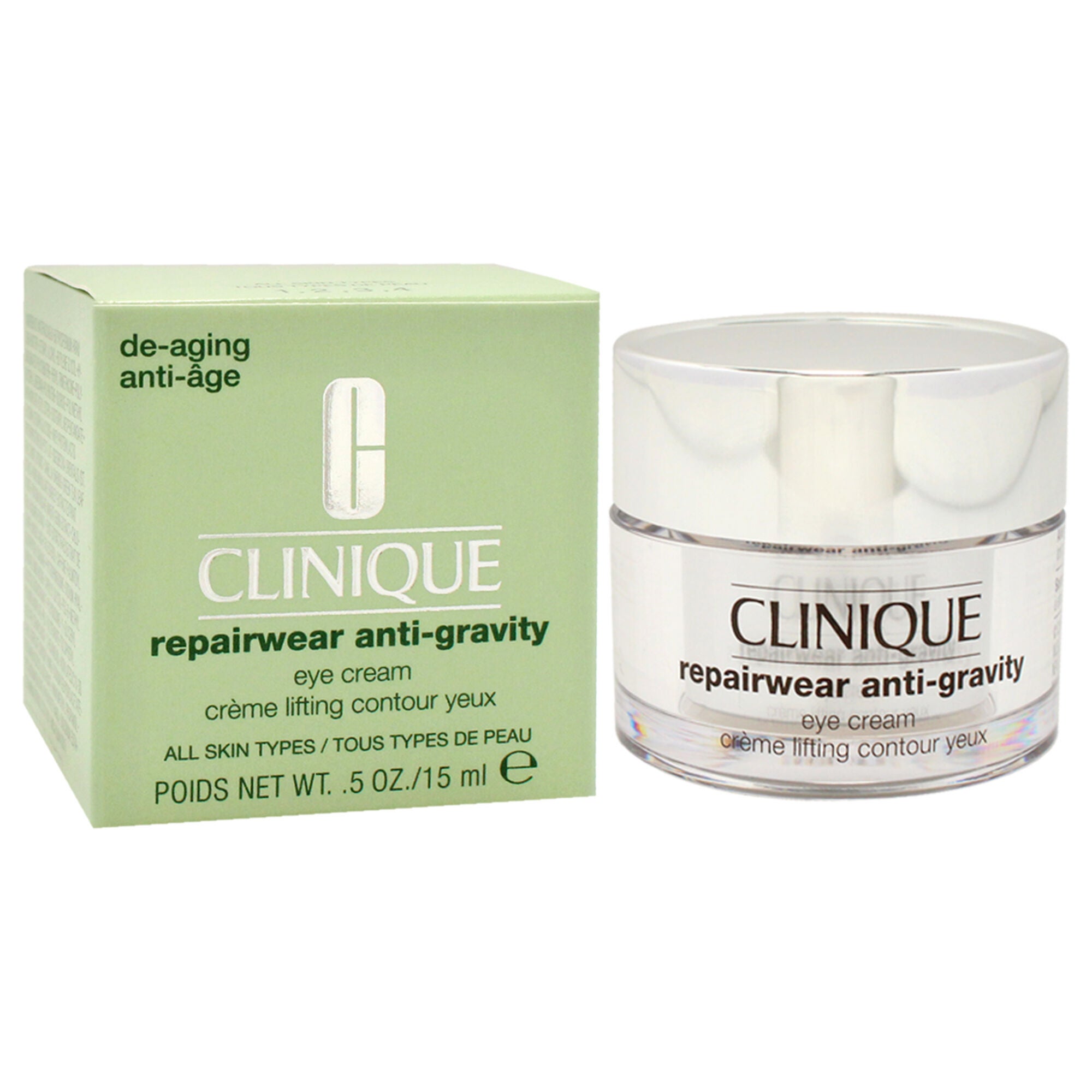 Repairwear Anti-Gravity Eye Cream by Clinique for Unisex - 0.5 oz Eye Cream, See Description, alternate image number 2
