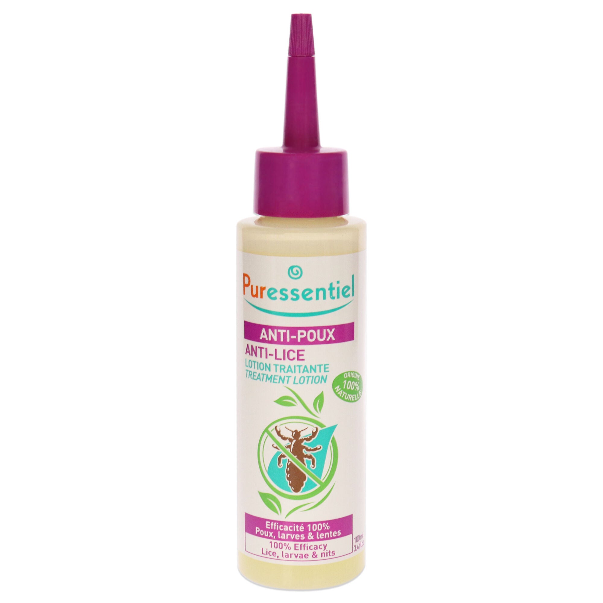 Anti-Lice Treatment Lotion by Puressentiel for Unisex - 3.4 oz Treatment, See Description, alternate image number 4