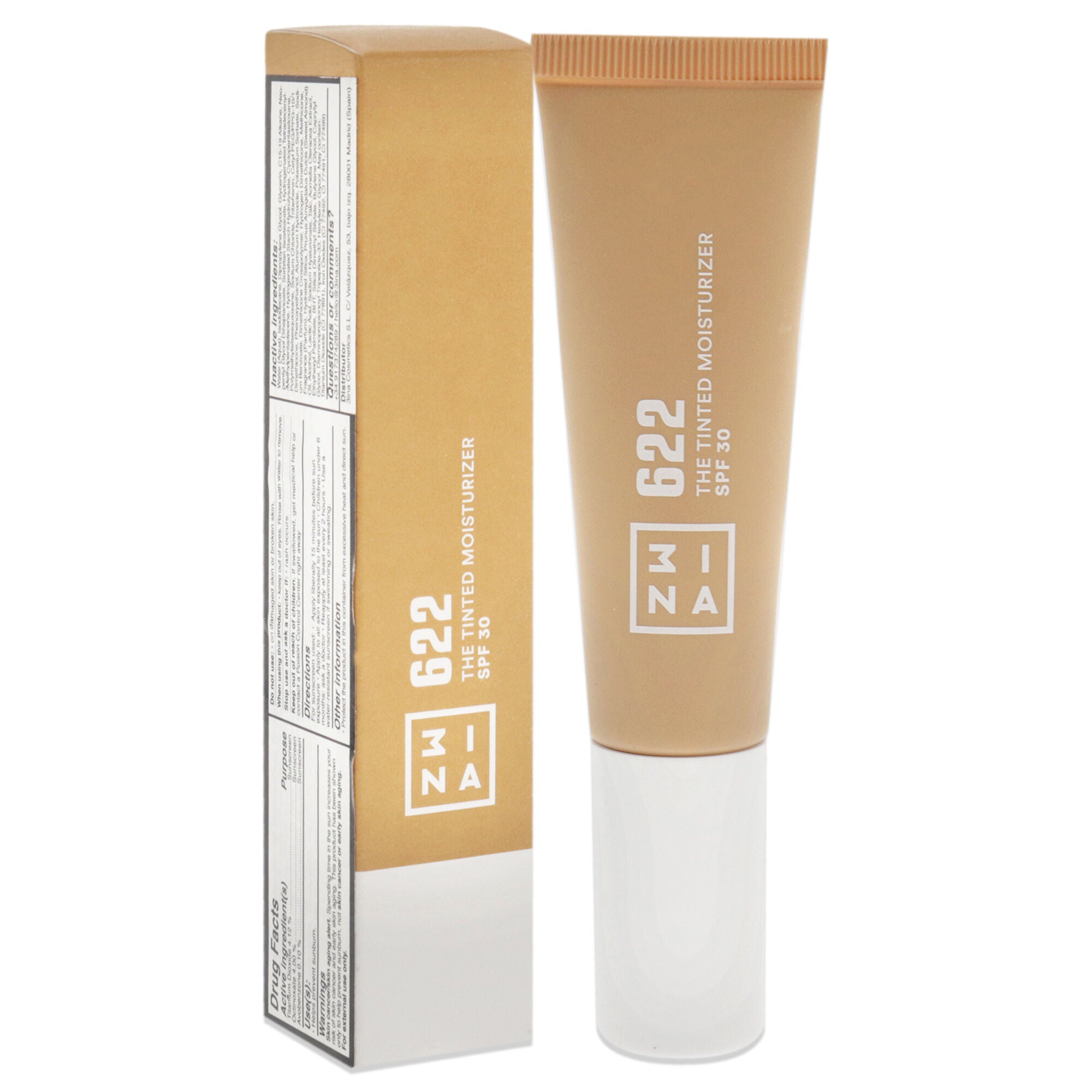 The Tinted Moisturizer SPF 30 - 622 by 3INA for Women - 1 oz Foundation, , alternate image number 6