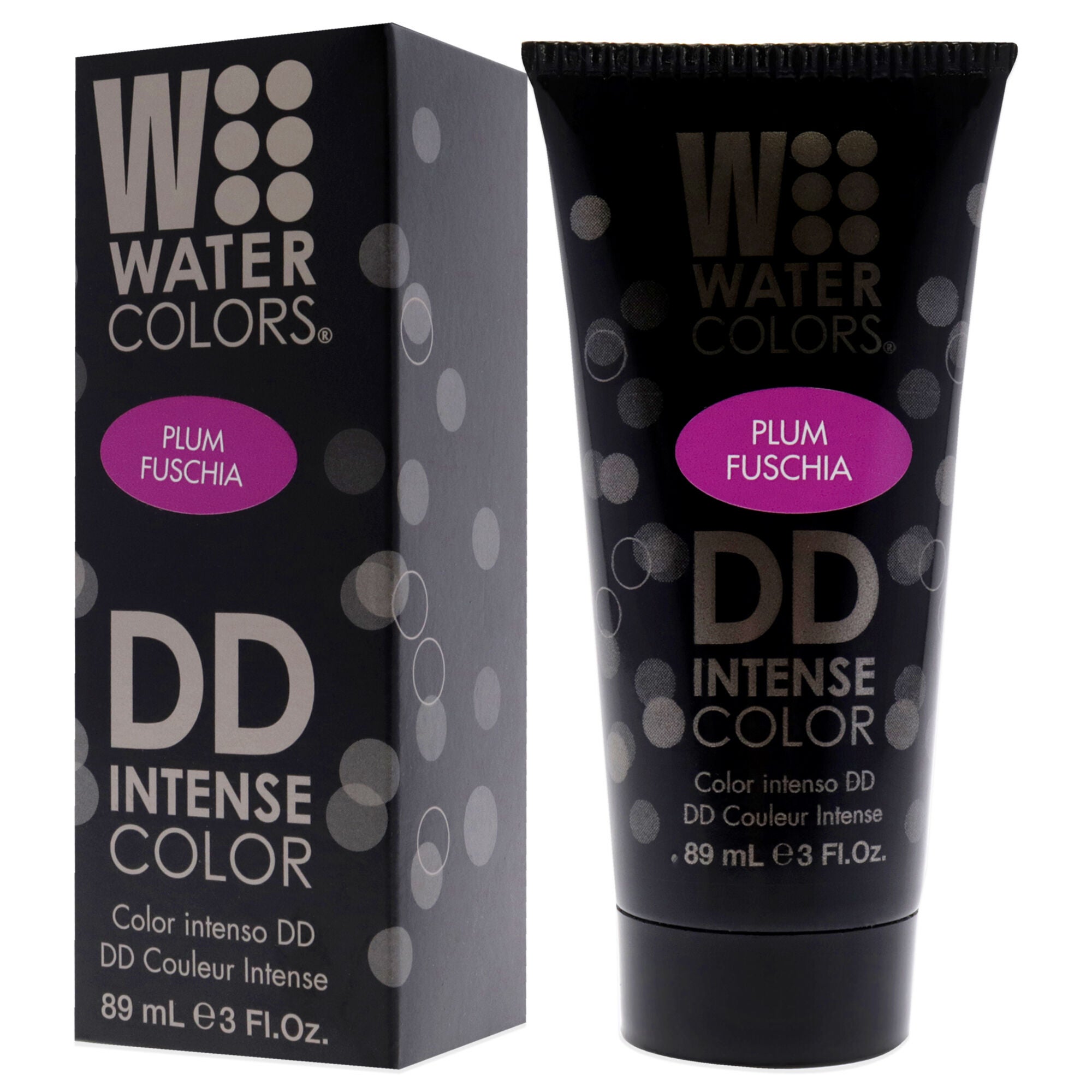 Watercolors DD Intense Color - Plum Fuchsia by Tressa for Unisex - 3 oz Hair Color, See Description, alternate image number 3
