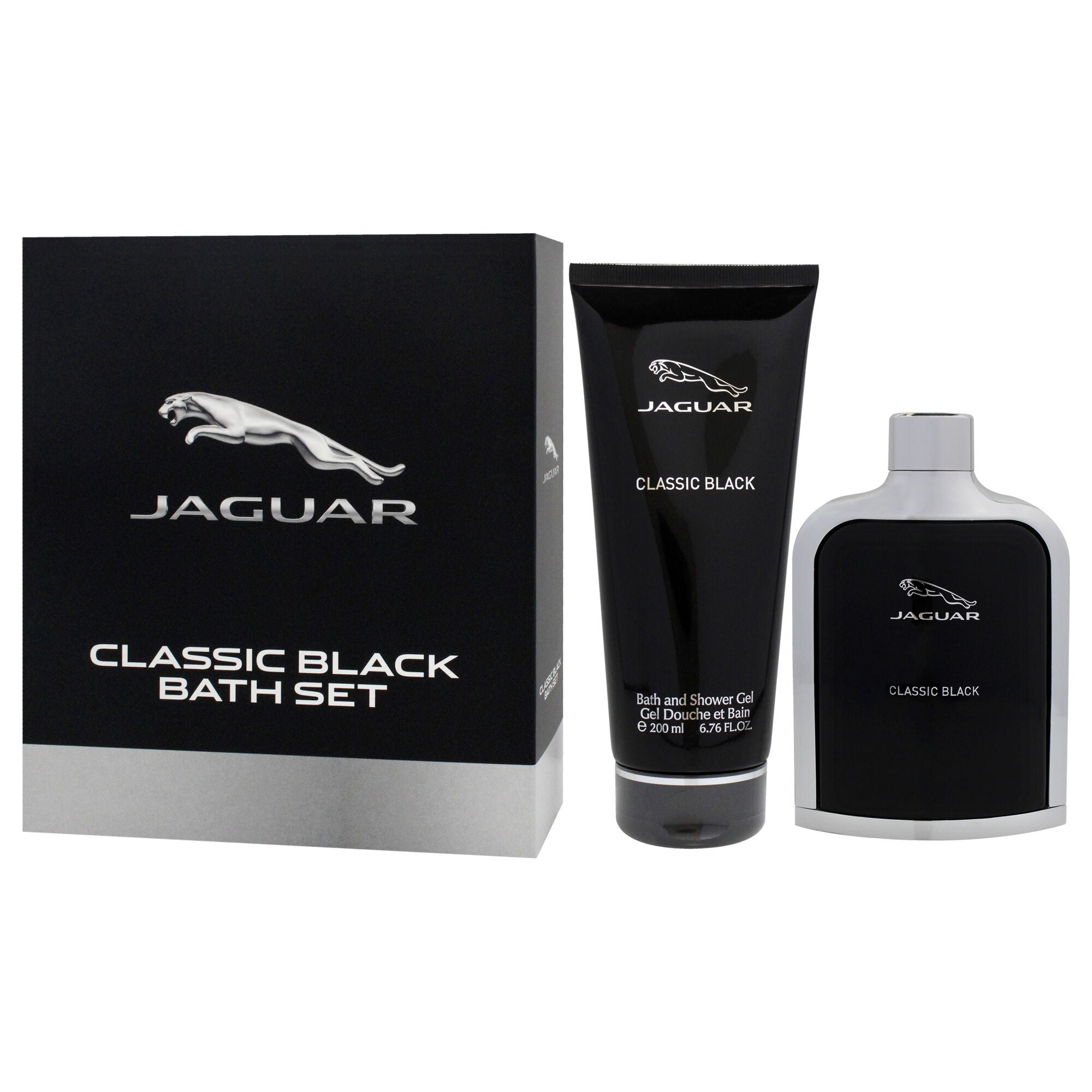 Jaguar Classic Black by Jaguar for Men - 2 Pc Gift Set 3.4oz EDT Spray, 6.76oz Bath and Shower Gel, , alternate image number 7