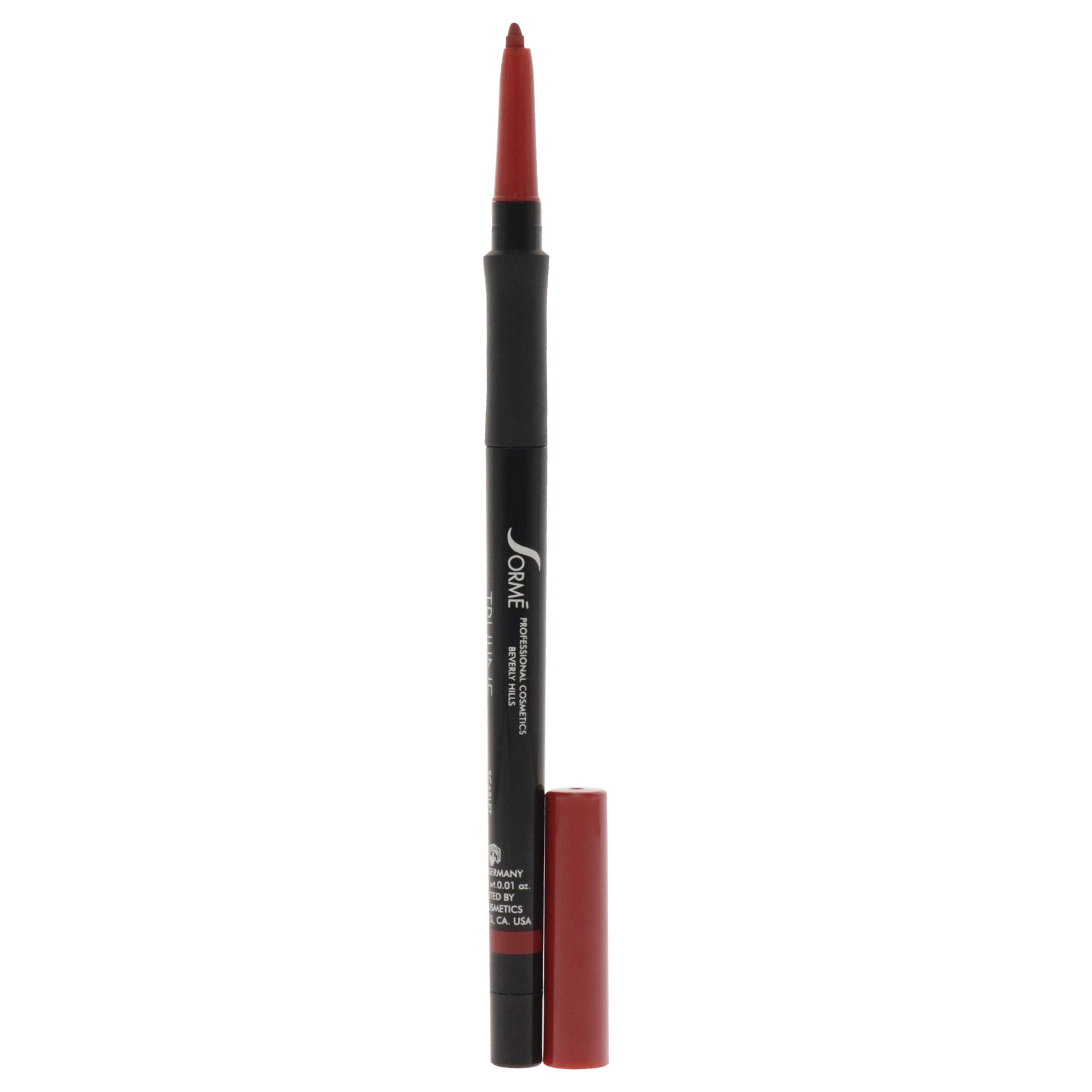 Truline Mechanical Lipliner - MPL04 Scarlet by Sorme Cosmetics for Women - 0.01 oz Lip Liner, See Description, alternate image number 4