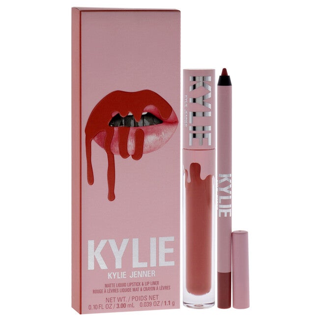 Matte Lip Kit - 505 Autumn by Kylie Cosmetics for Women - 2 Pc 0.10oz Matte Liquid Lipstick, 0.039oz Lip Liner, NA, alternate image number null