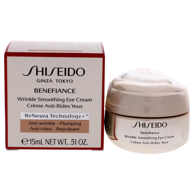 Benefiance Wrinkle Smoothing Eye Cream by Shiseido for Unisex - 0.51 oz Cream, NA, hi-res image number null