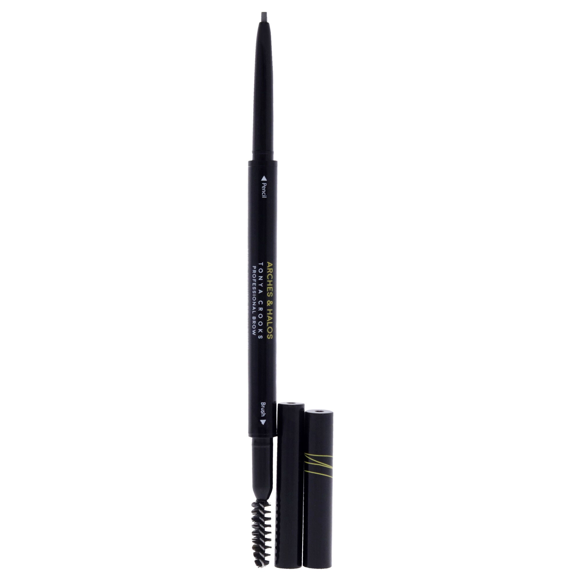 Micro Defining Brow Pencil - Charcoal by Arches and Halos for Women - 0.003 oz Eyebrow Pencil, See Description, alternate image number 4