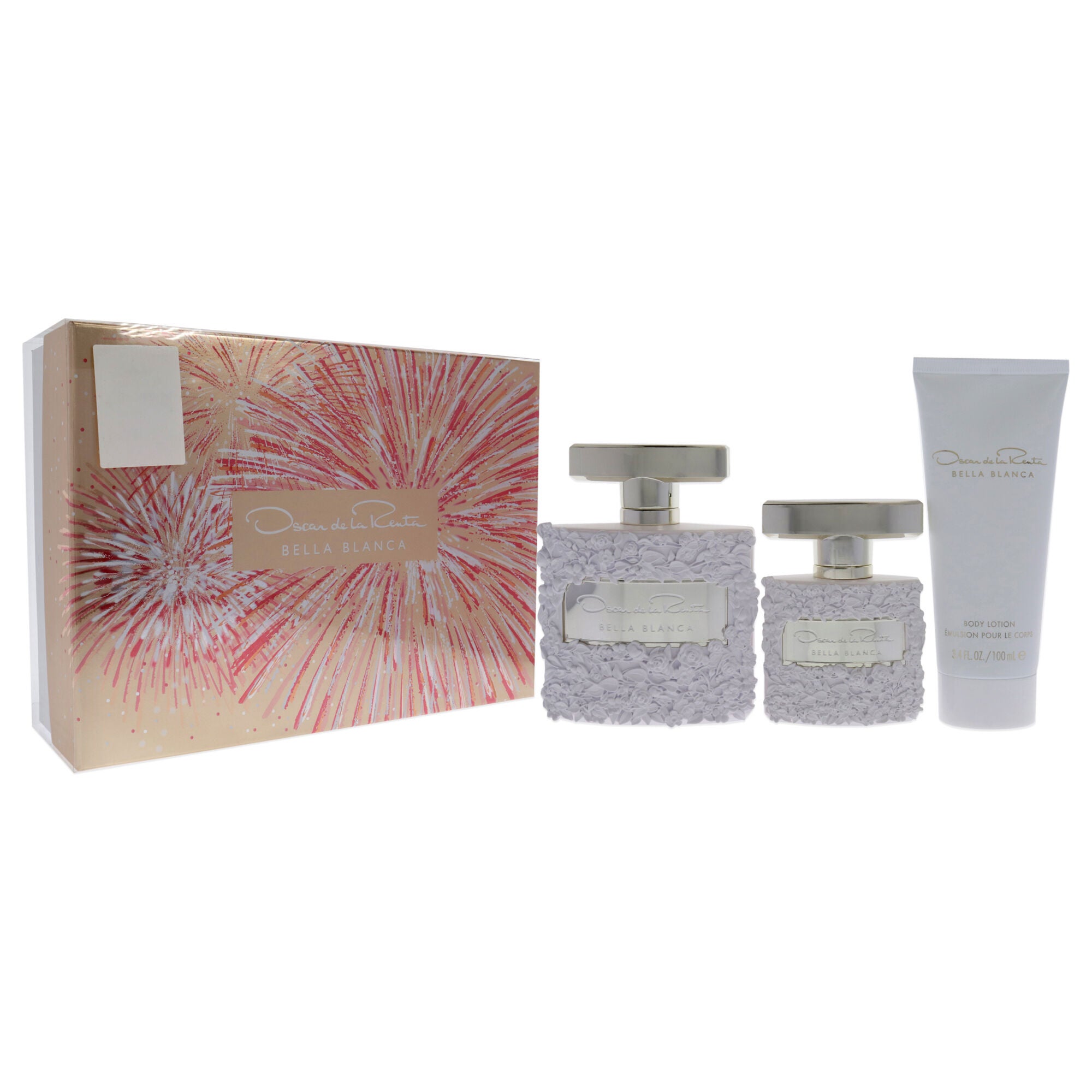 Bella Blanca by Oscar De La Renta for Women - 3 Pc Gift Set 3.4oz EDP Spray, 3.4oz Body Lotion, 1oz EDP Spray, See Description, alternate image number 2